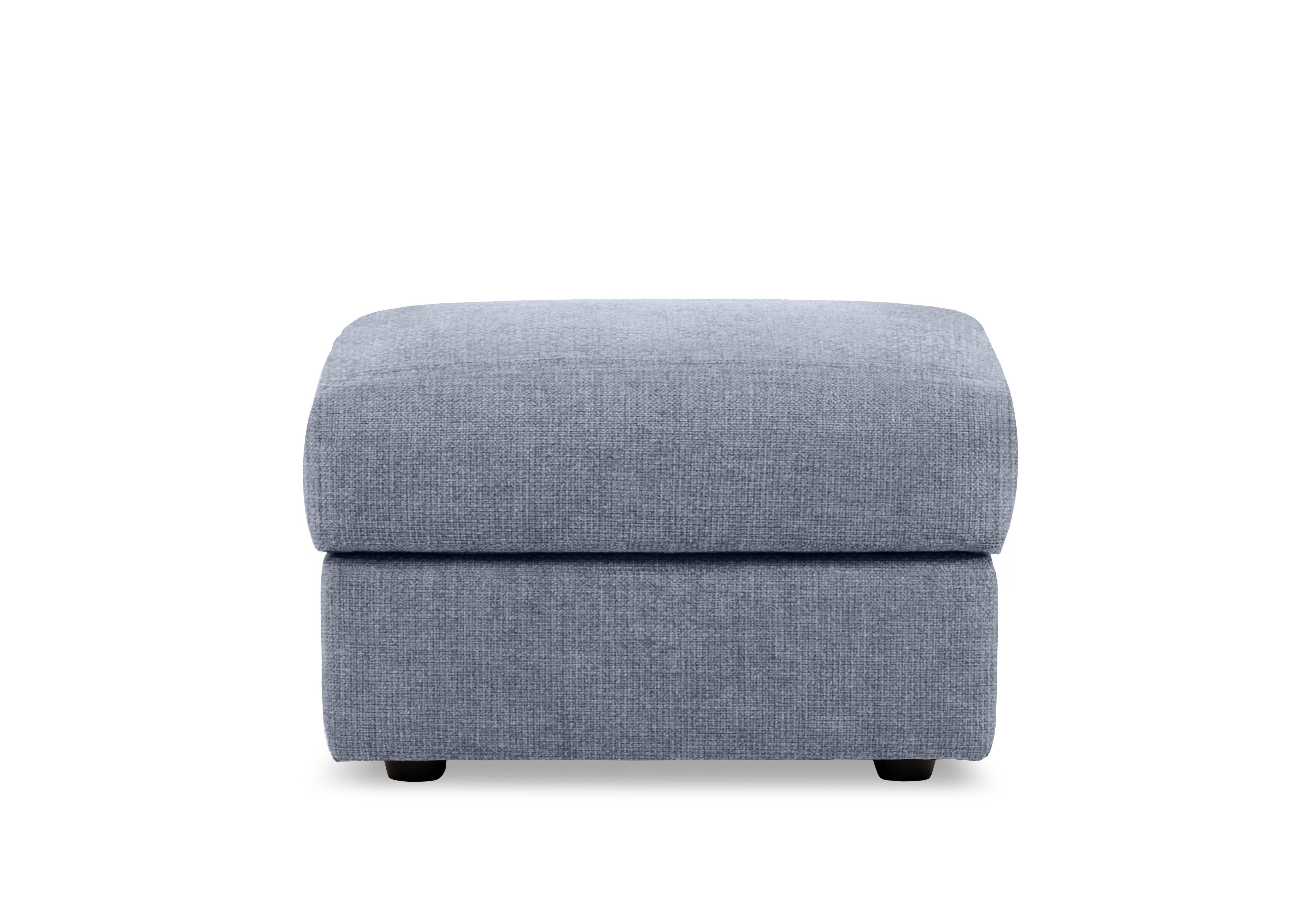 Bella Rectangular Fabric Storage Footstool in Zoia Baby Blue 9396 on Furniture Village