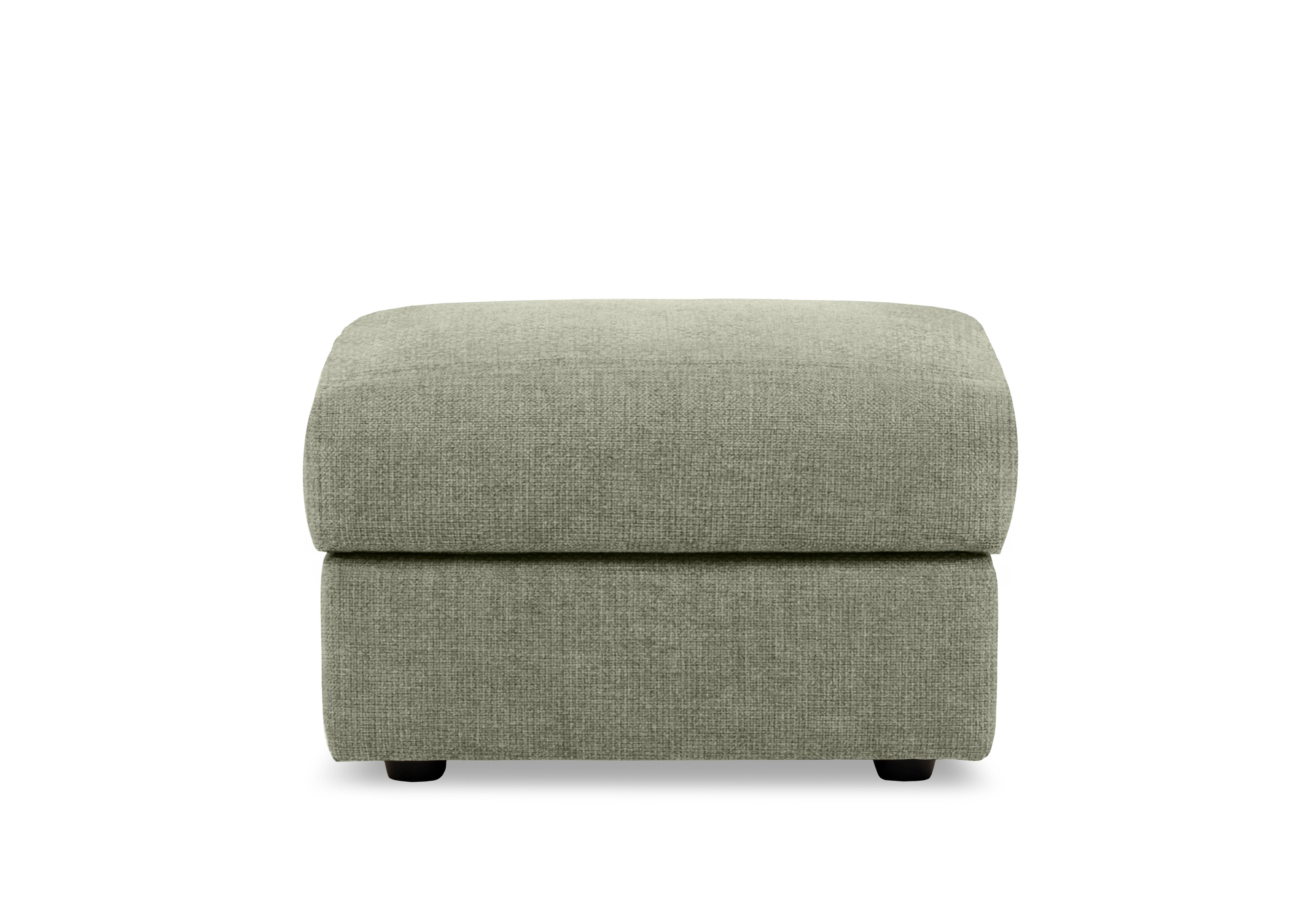 Bella Rectangular Fabric Storage Footstool in Zoia Muschio 9001 on Furniture Village