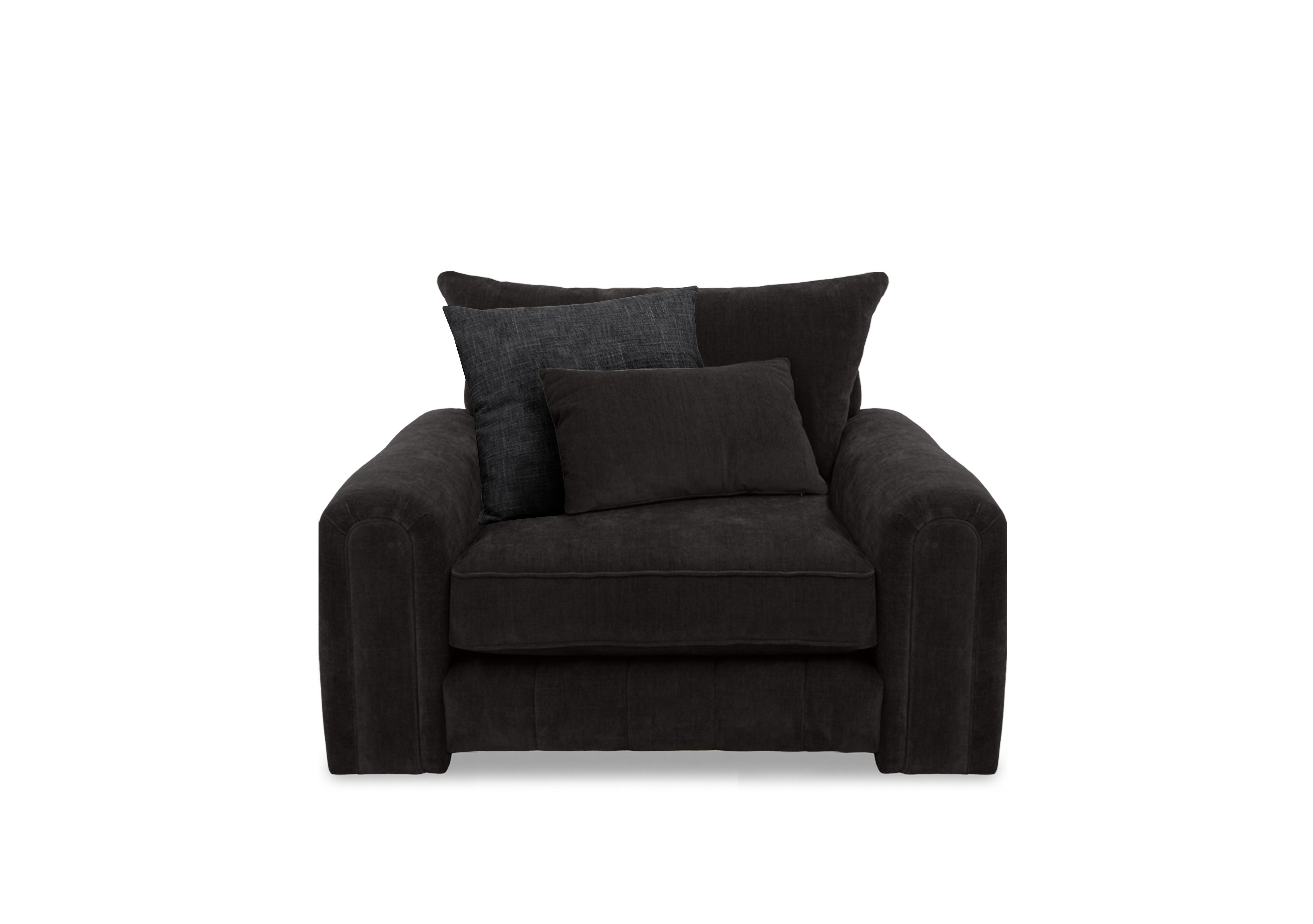 Retreat Fabric Armchair in Aston Anthracite on Furniture Village