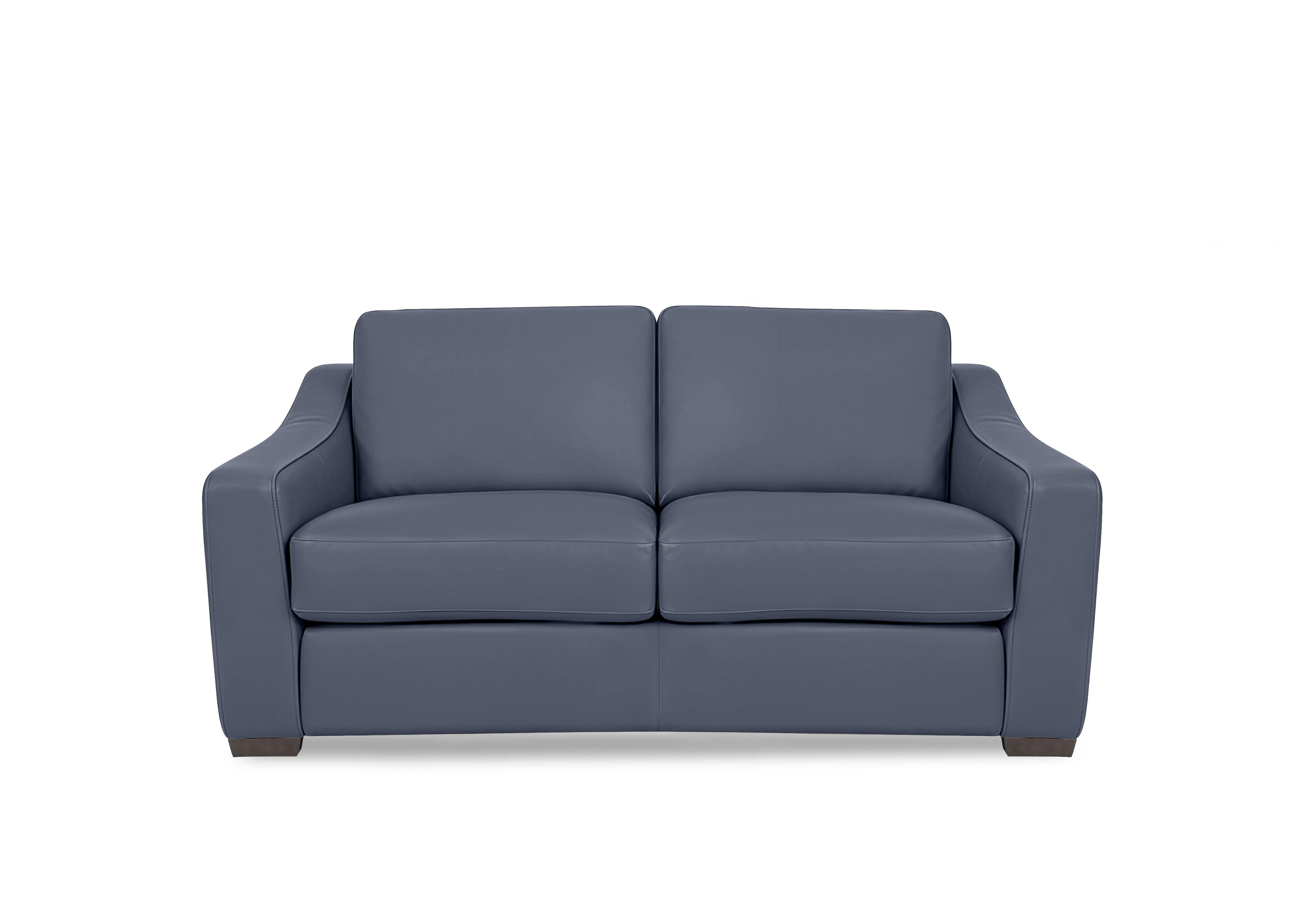 Nap 2 Seater Leather Sofa in Nw-681e Ocean on Furniture Village