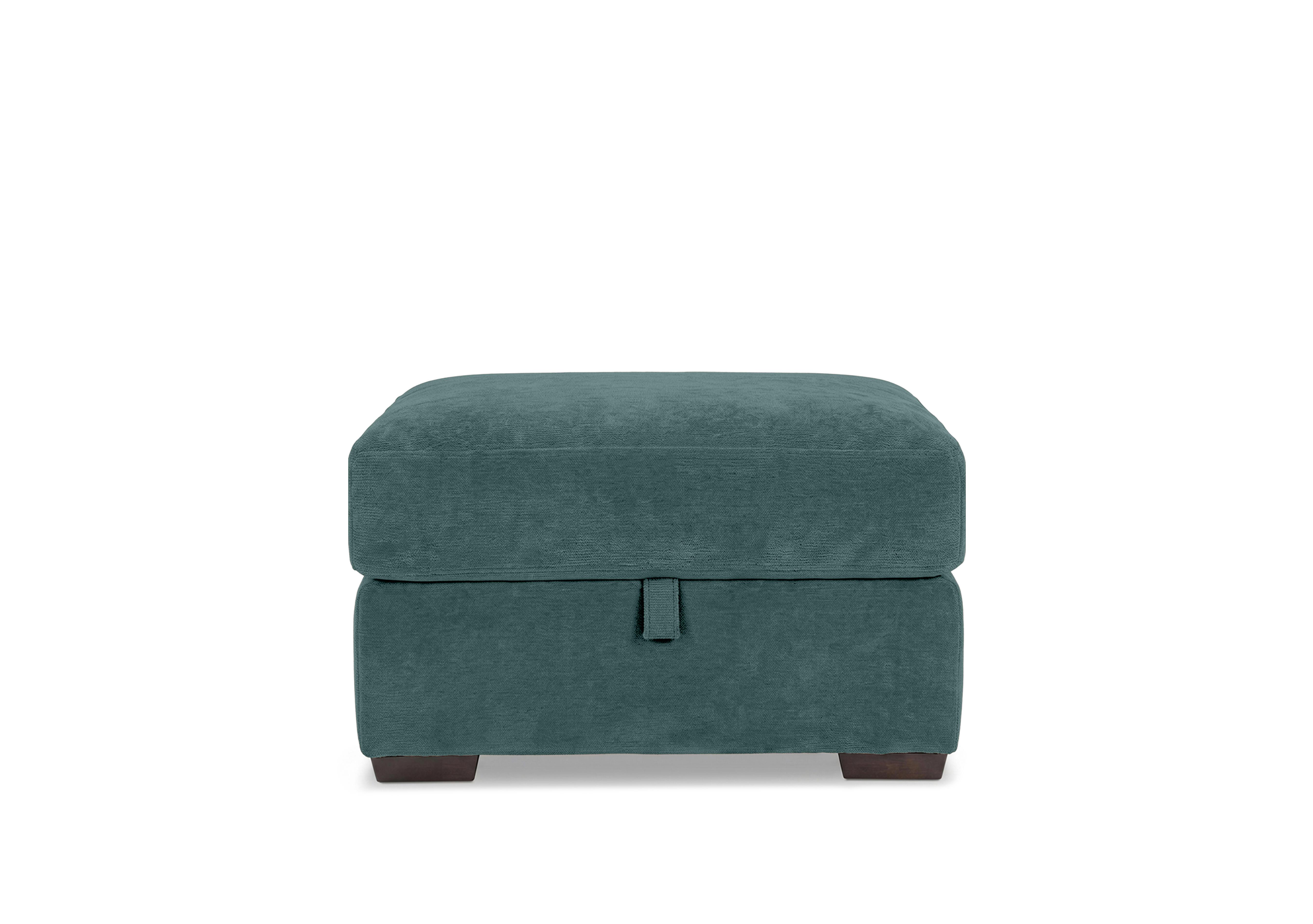 Nap Fabric Storage Footstool in Fab-Dab-R17 Peacock on Furniture Village