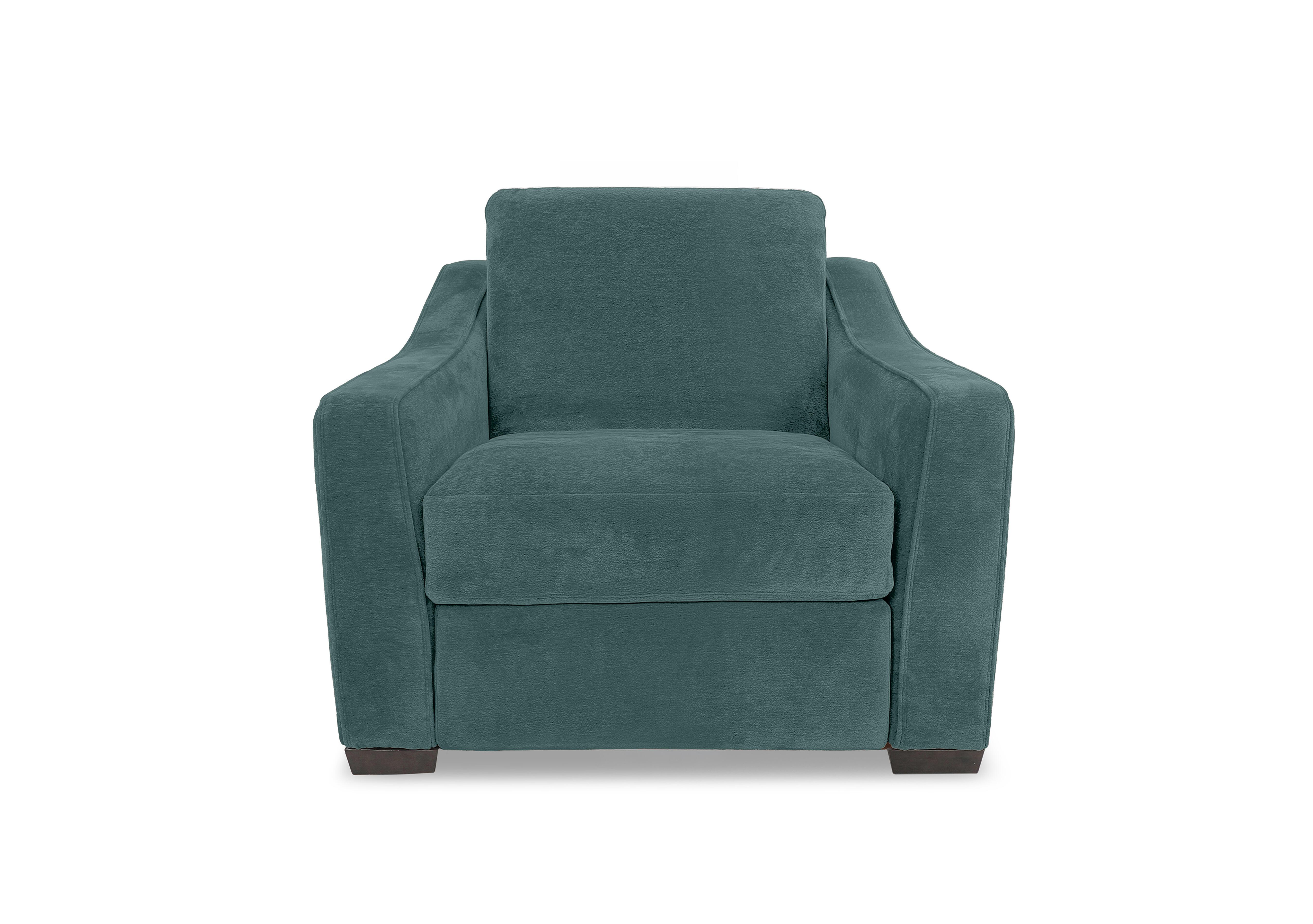 Nap Fabric Snuggler Sofa Bed in Fab-Dab-R17 Peacock on Furniture Village