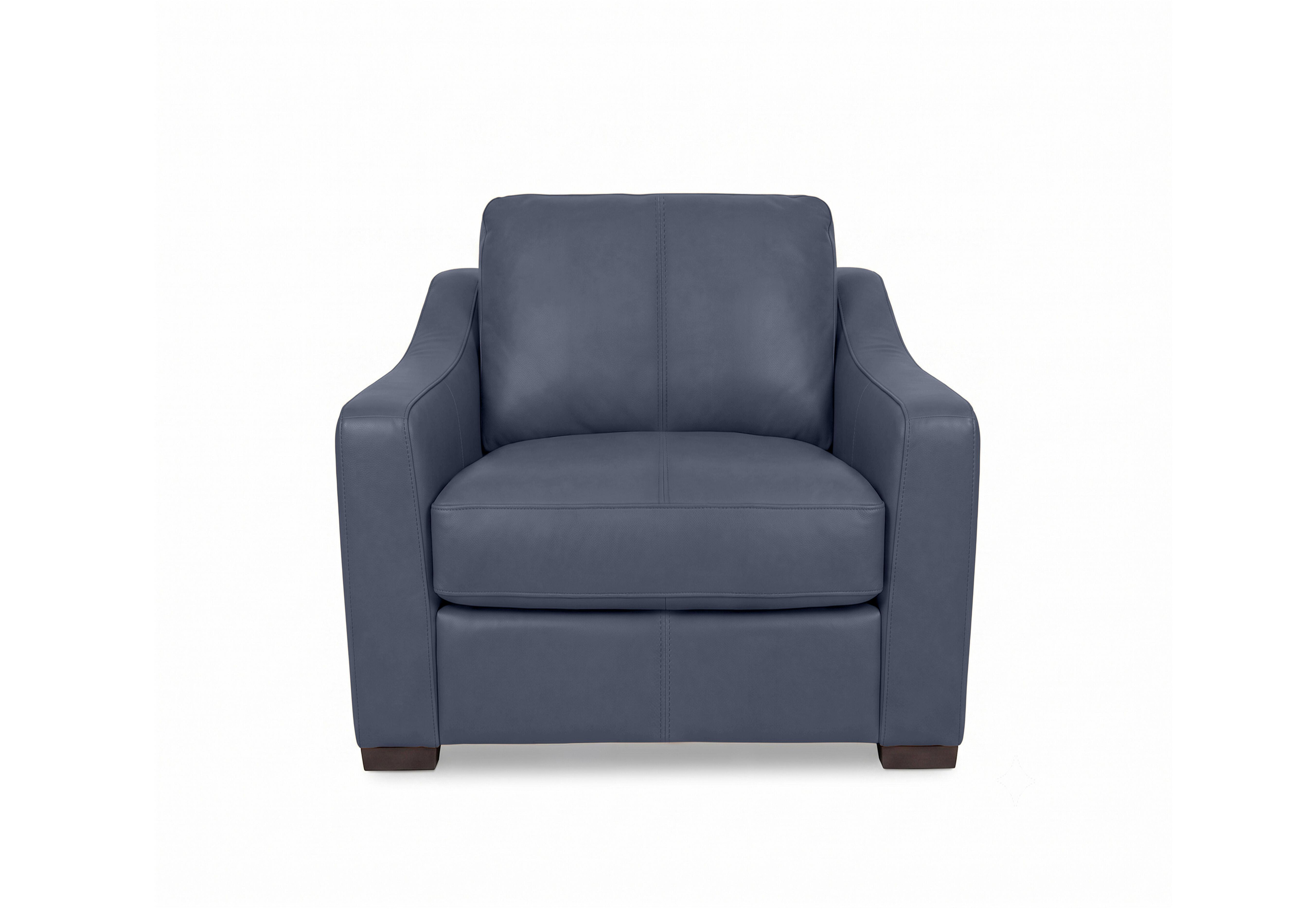 Nap Leather Snuggler Sofa Bed in Nw-681e Ocean on Furniture Village