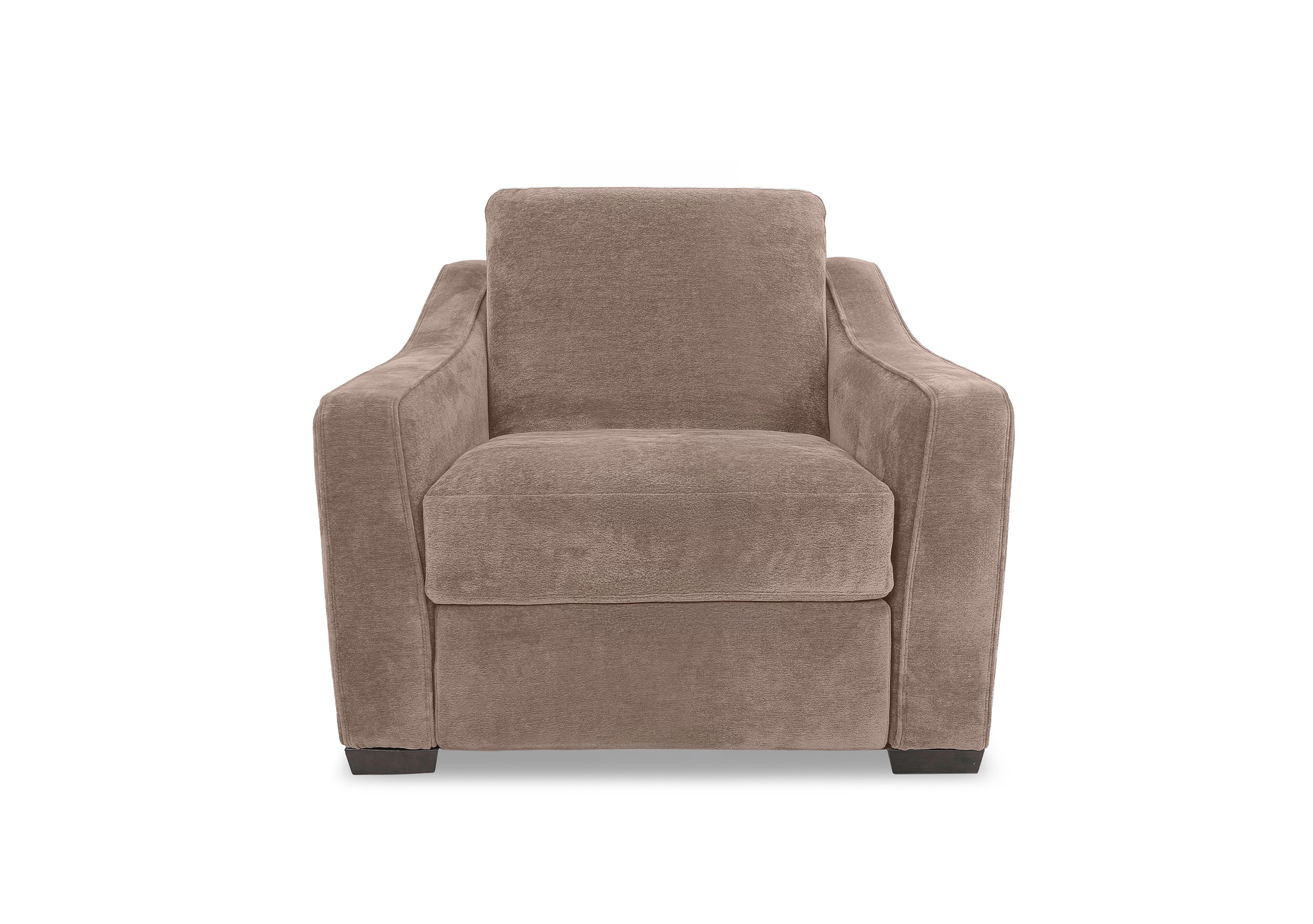 Nap Fabric Snuggler Chair in Fab-Dab-R08 Brown on Furniture Village