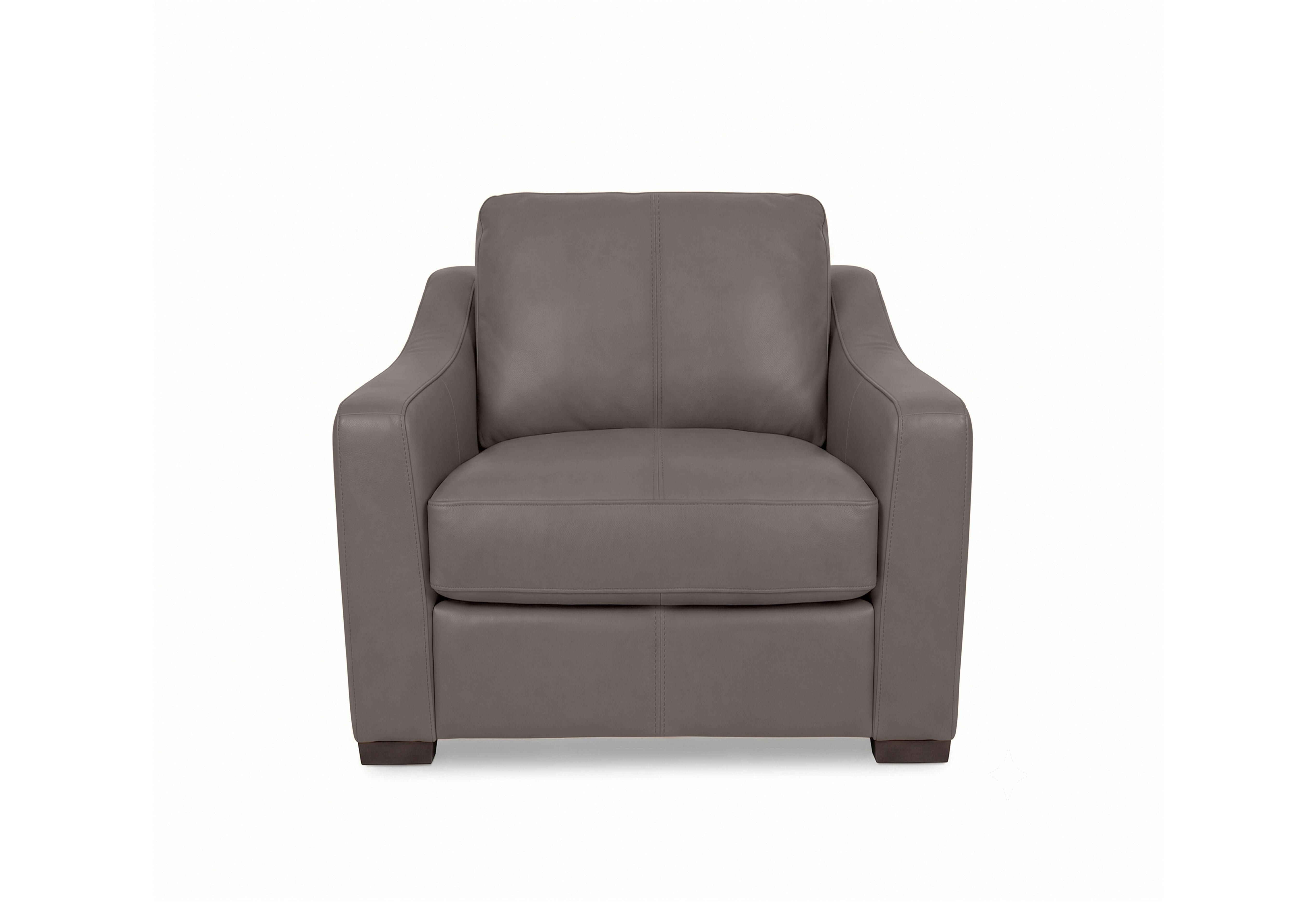 Nap Leather Snuggler Chair in Nw-042e Elephant on Furniture Village