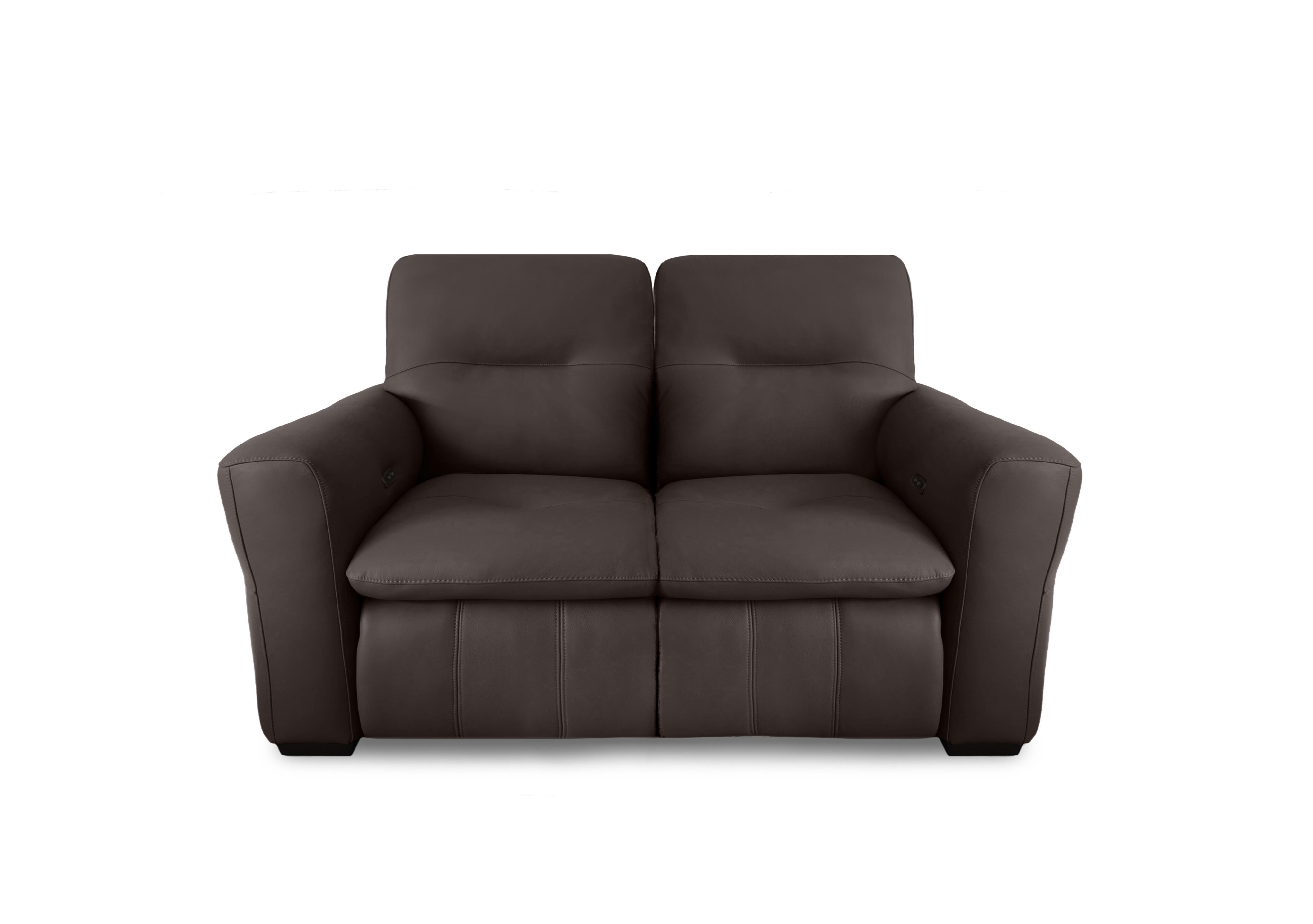 Restore 2 Seater Leather Power Recliner Sofa with Power Headrests in Nw-1748 Dark Chocolate on Furniture Village