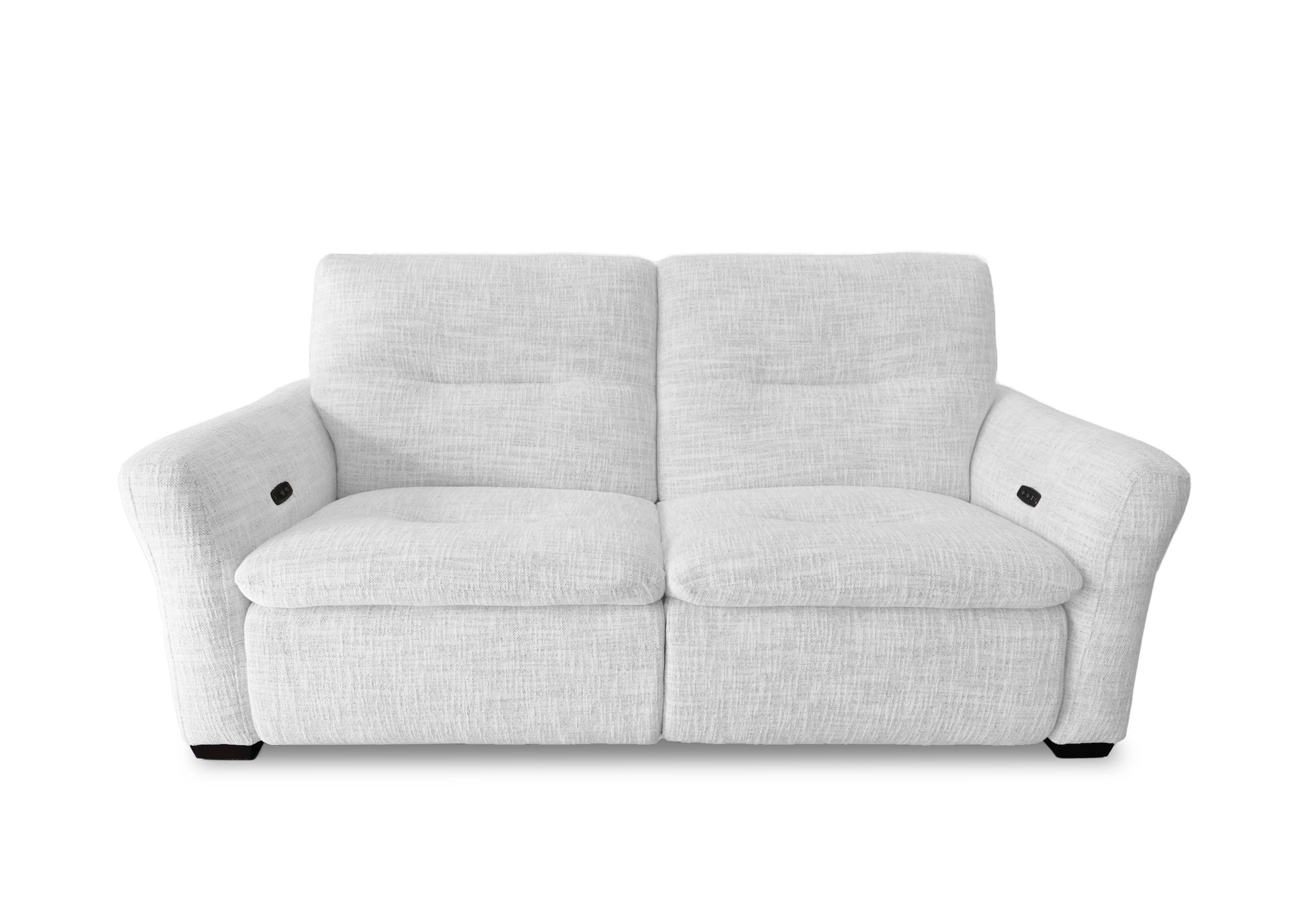Restore 3 Seater Fabric Power Recliner Sofa with Power Headrests in Fab-Mga-R06 Silver Green on Furniture Village