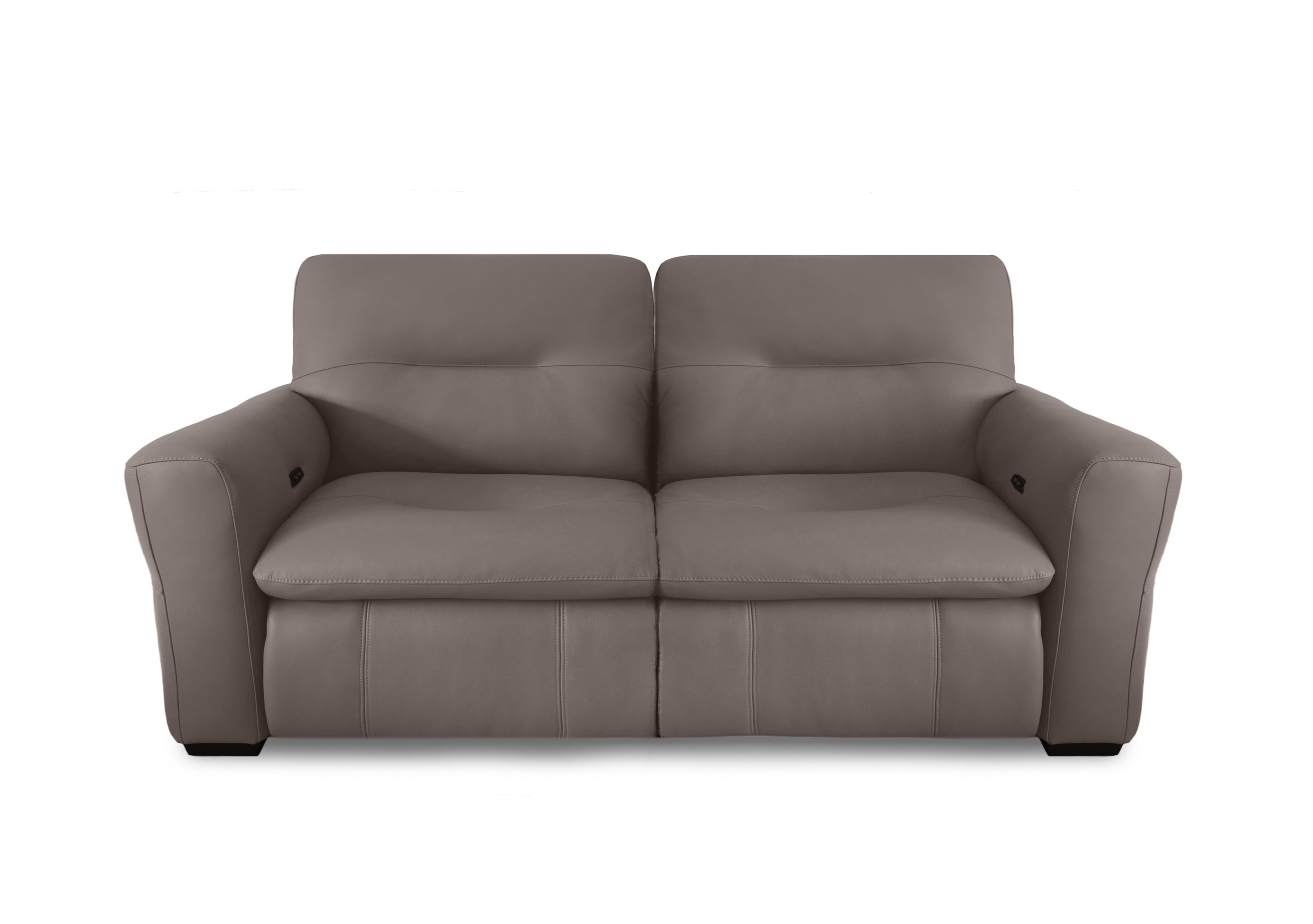 Restore 3 Seater Leather Power Recliner Sofa with Power Headrests in Nw-042e Elephant on Furniture Village