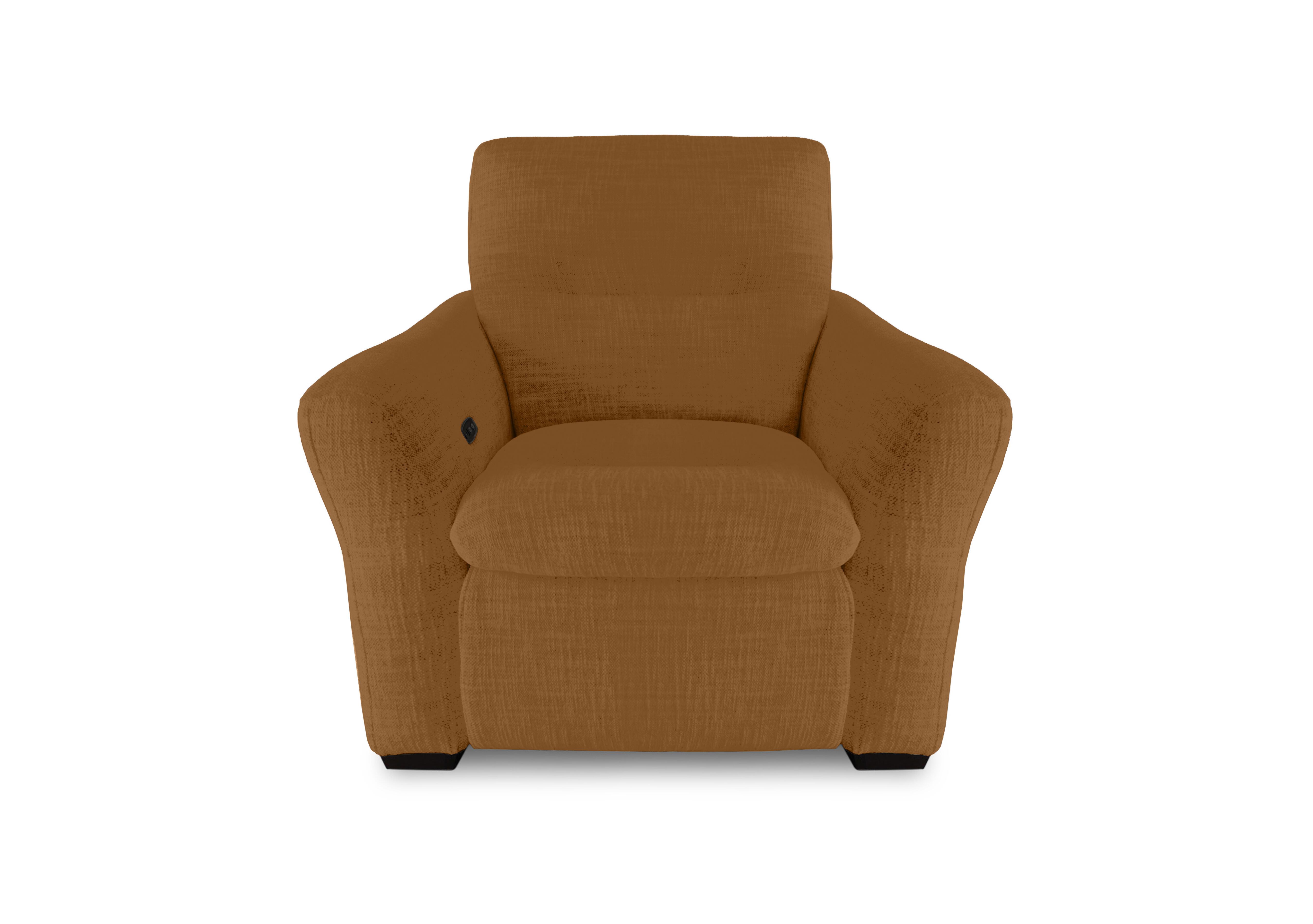 Restore Fabric Power Recliner Armchair with Power Headrest in Fab-Dab-R11 Fennelseed on Furniture Village