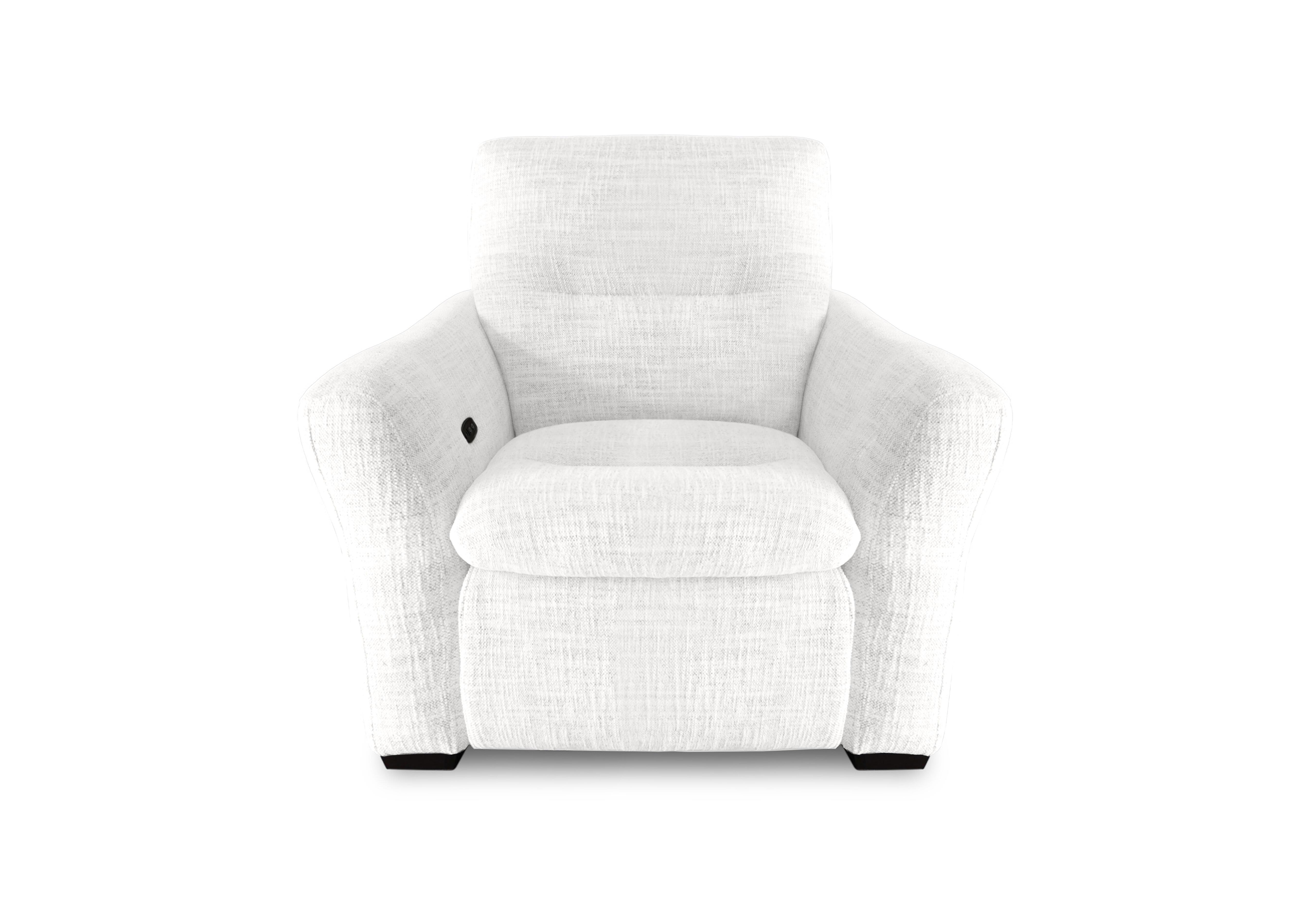 Restore Fabric Power Recliner Armchair with Power Headrest in Fab-Mga-R03 Frost on Furniture Village