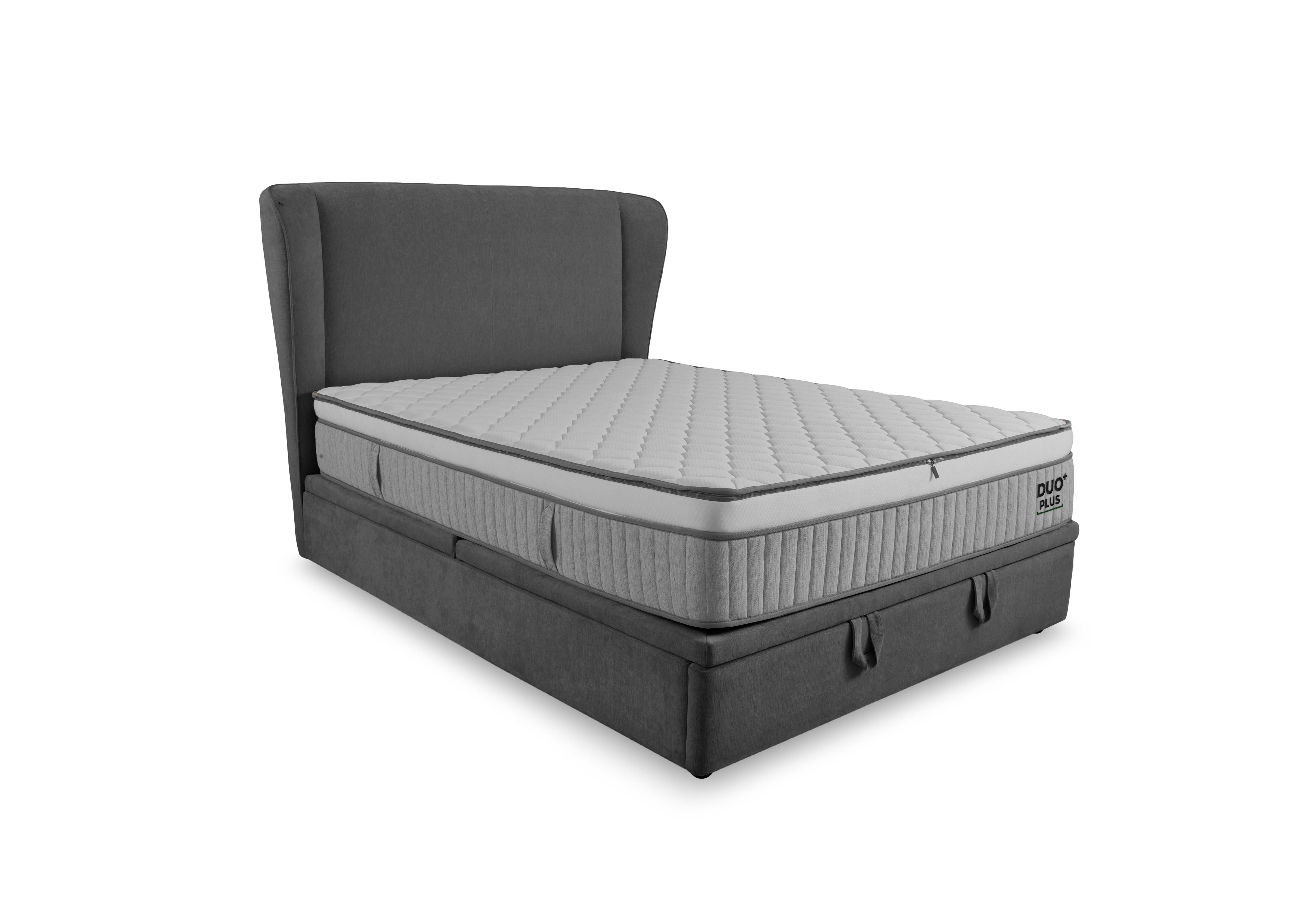 Duo Lorenzo End Lift Ottoman Bed Frame in Granite A3605-25a on Furniture Village