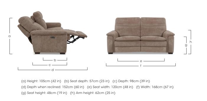 Recharge 2 Seater Fabric Sofa in  on Furniture Village