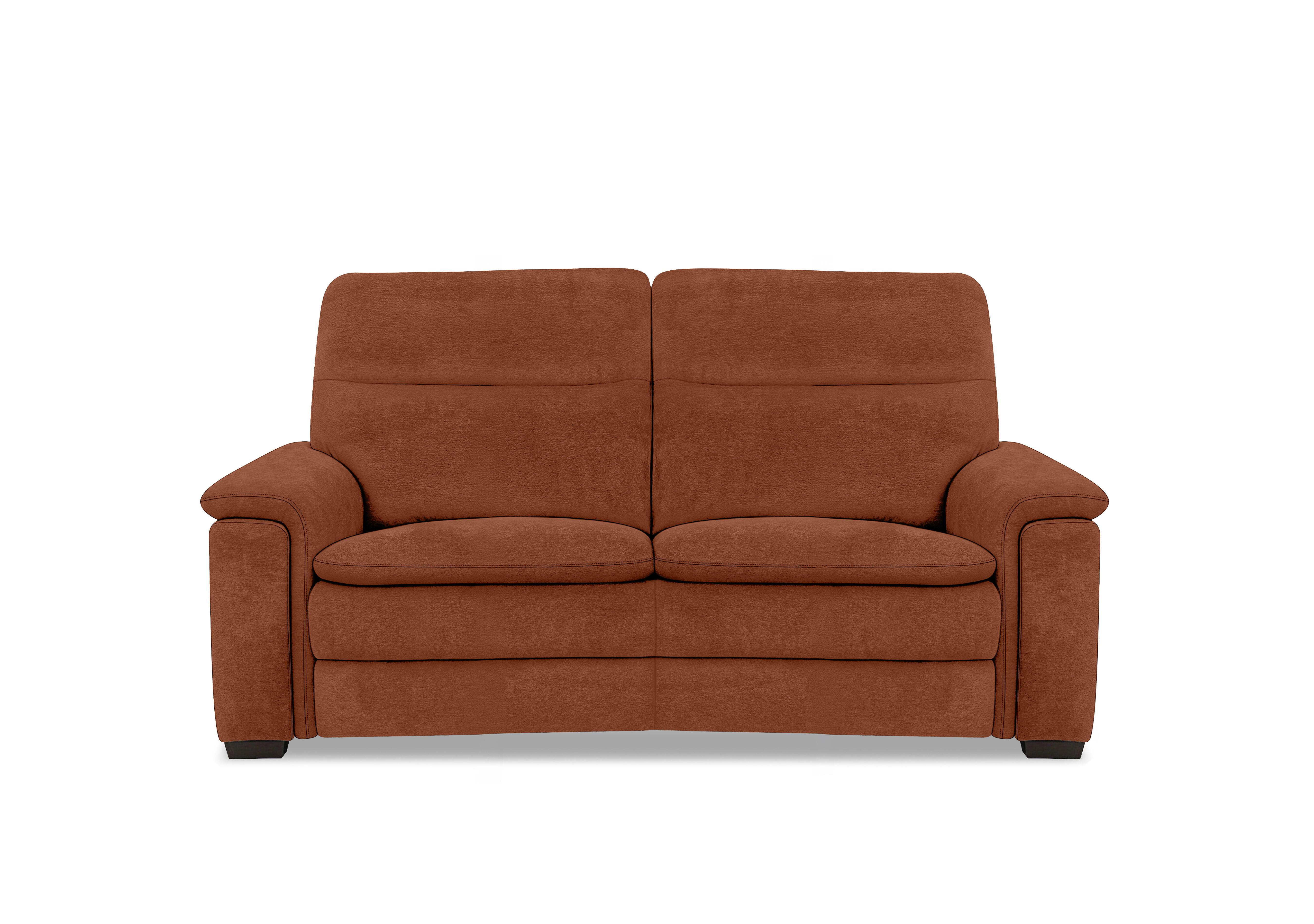 Recharge 2 Seater Fabric Sofa in Fab-Dab-R13 Rust on Furniture Village