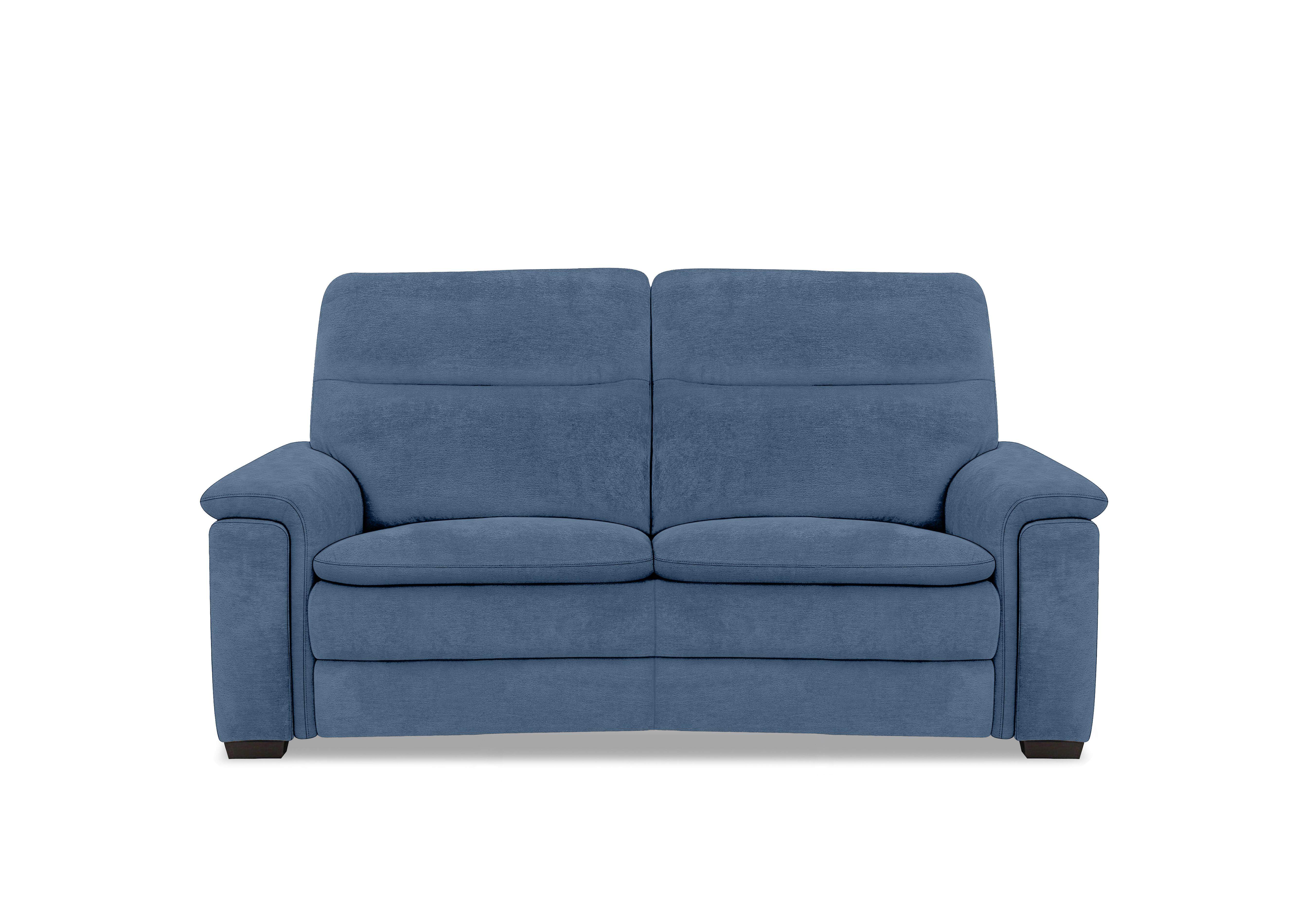 Recharge 2 Seater Fabric Sofa in Fab-Dab-R18 Silverish Blue on Furniture Village