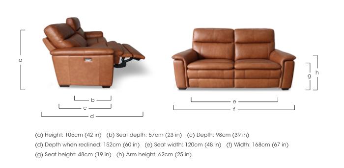 Recharge 2 Seater Leather Sofa in  on Furniture Village