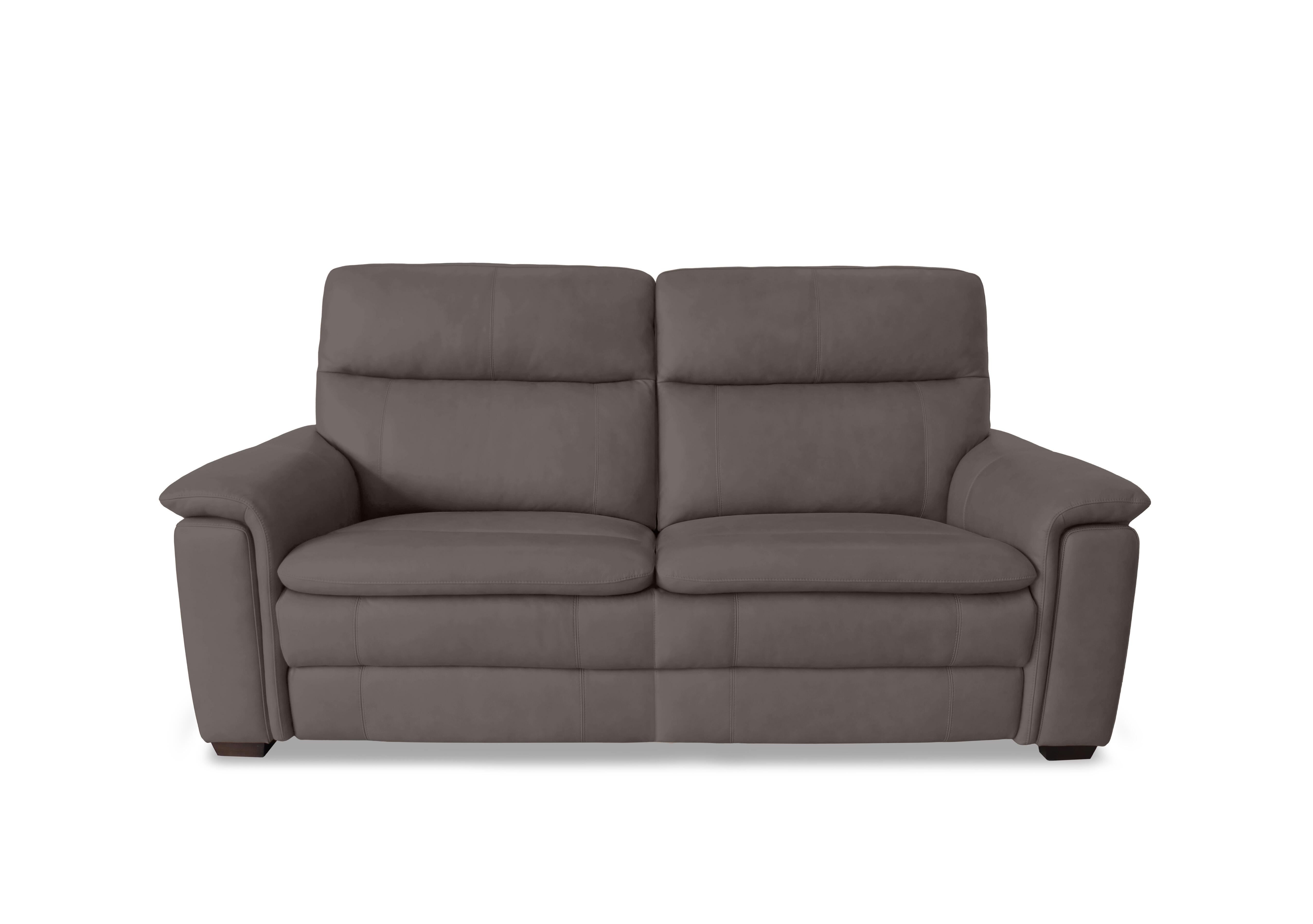 Recharge 2 Seater Leather Sofa in Bv-042e Elephant on Furniture Village