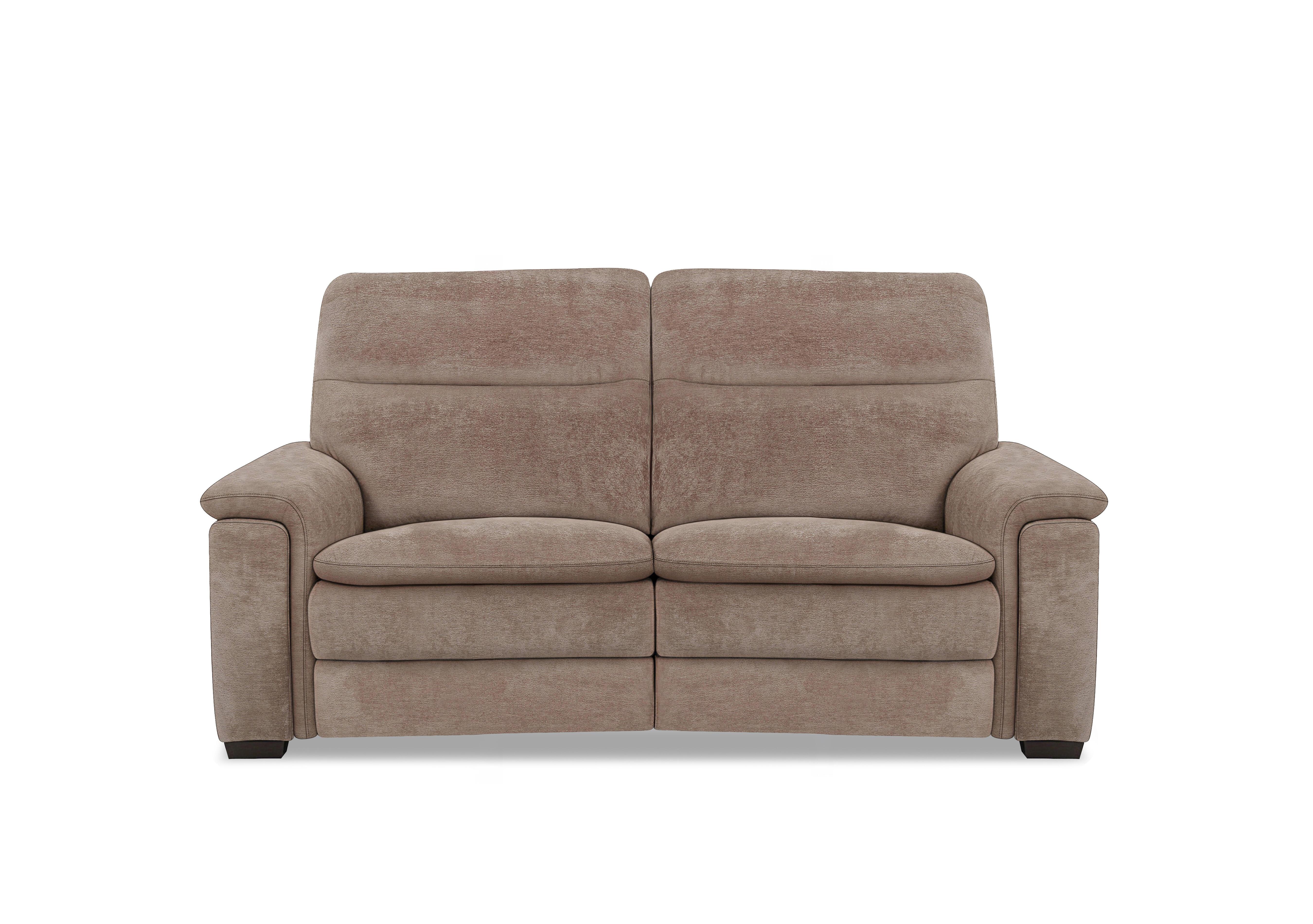 Recharge 2 Seater Fabric Power Recliner Sofa with Power Headrests in Fab-Dab-R08 Brown on Furniture Village