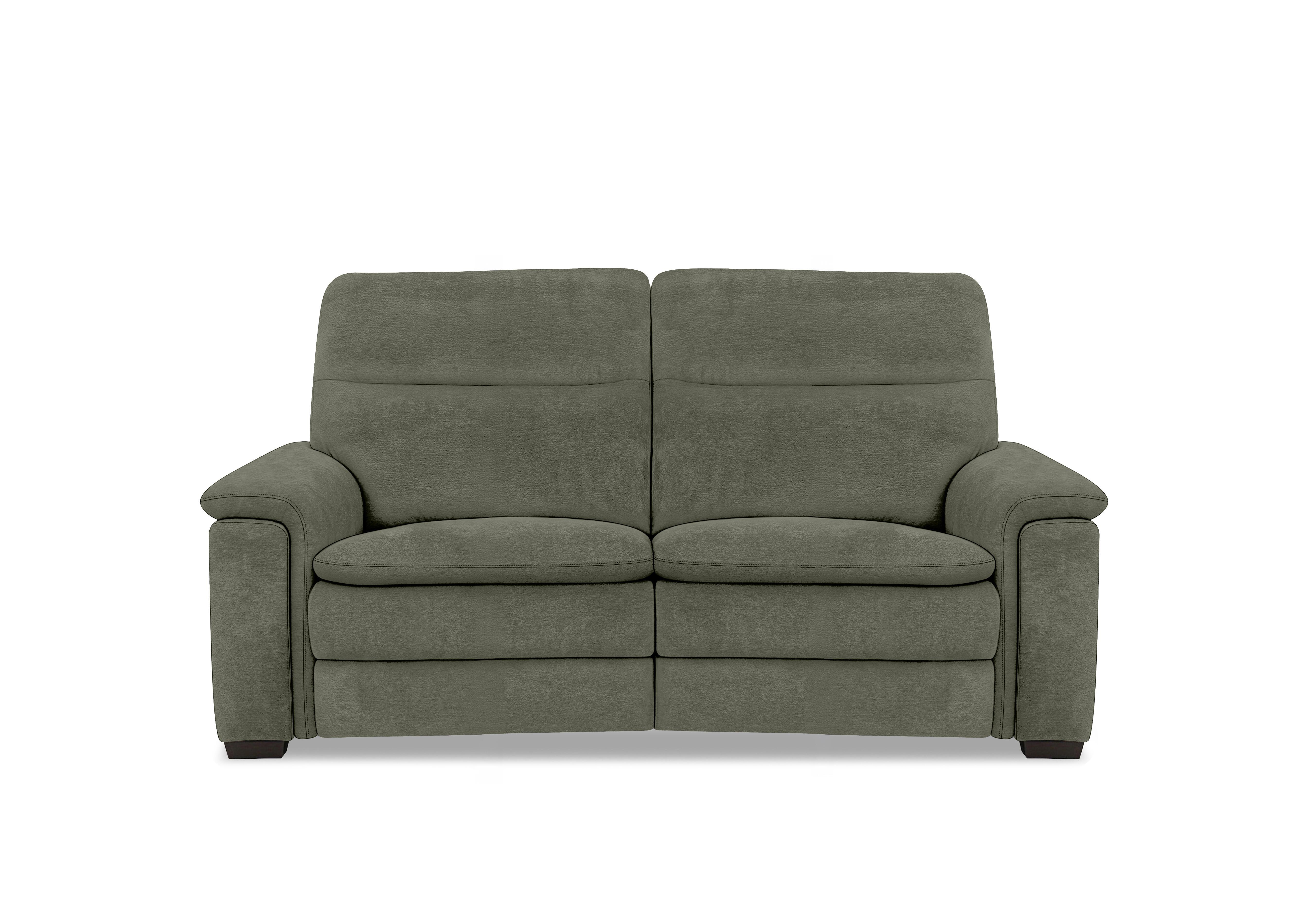 Recharge 2 Seater Fabric Power Recliner Sofa with Power Headrests in Fab-Dab-R16 Forest Green on Furniture Village