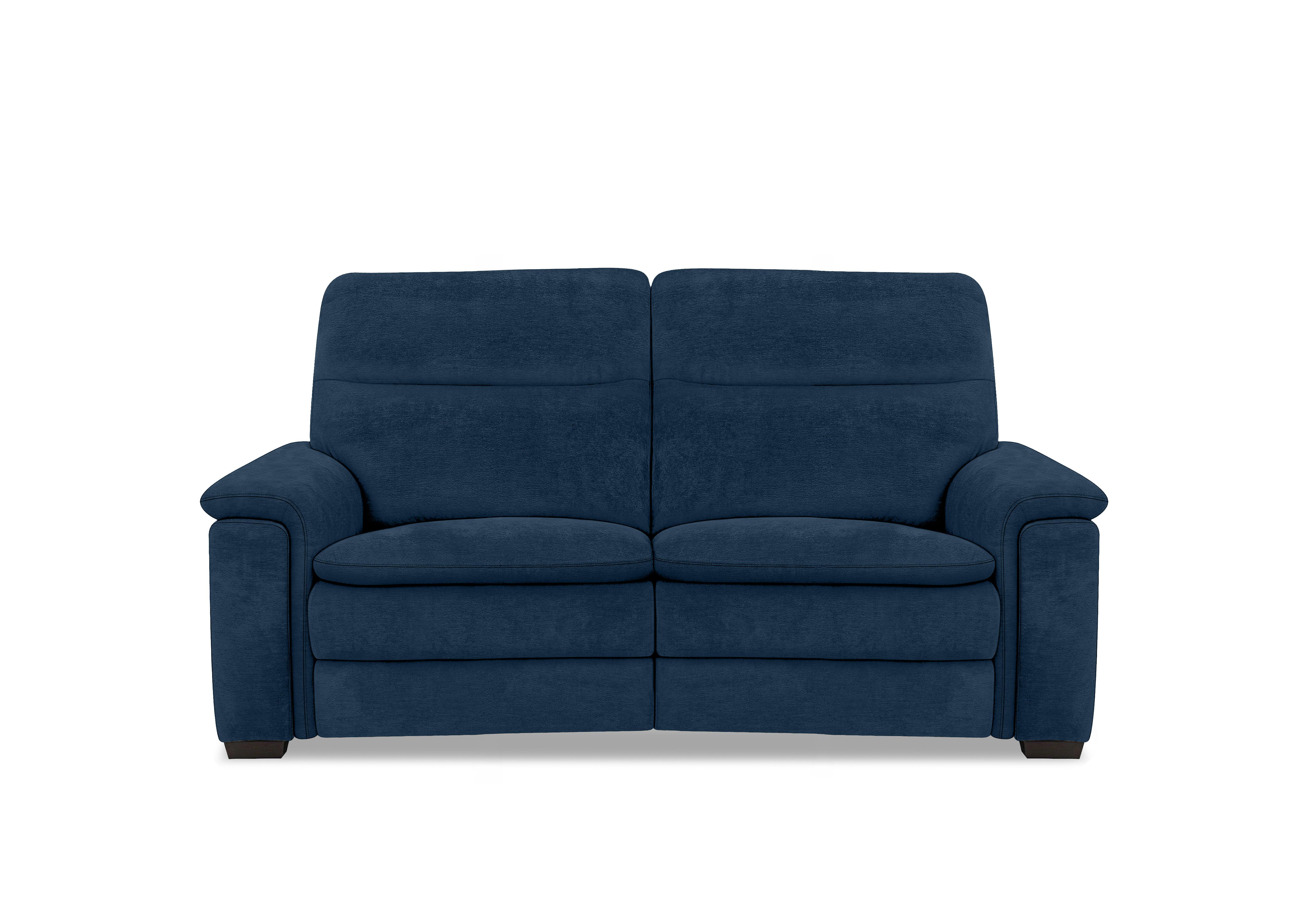 Recharge 2 Seater Fabric Power Recliner Sofa with Power Headrests in Fab-Dab-R23 Steel Blue on Furniture Village