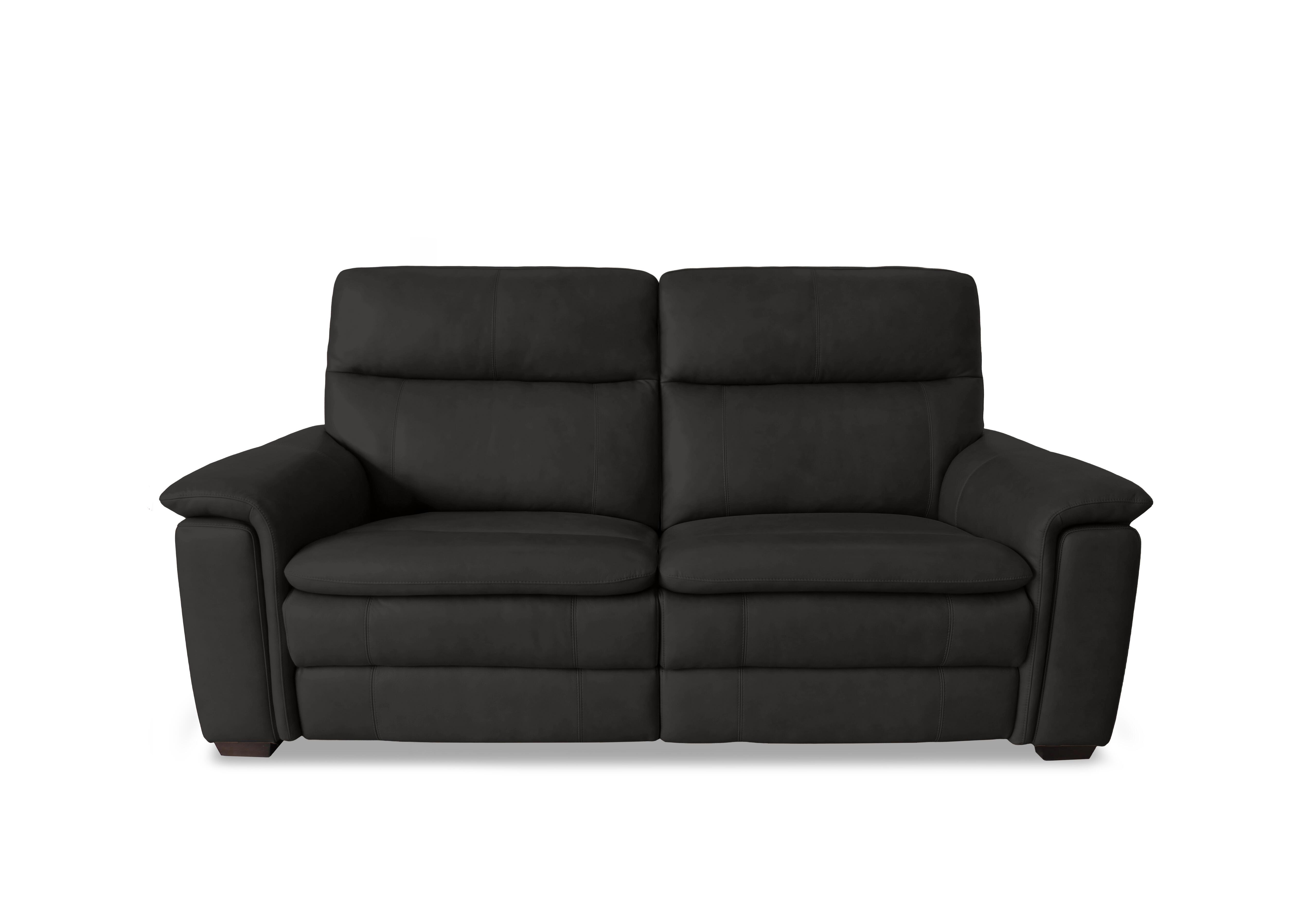 Recharge 2 Seater Leather Power Recliner Sofa with Power Headrests in Bv-058e Shale Grey on Furniture Village