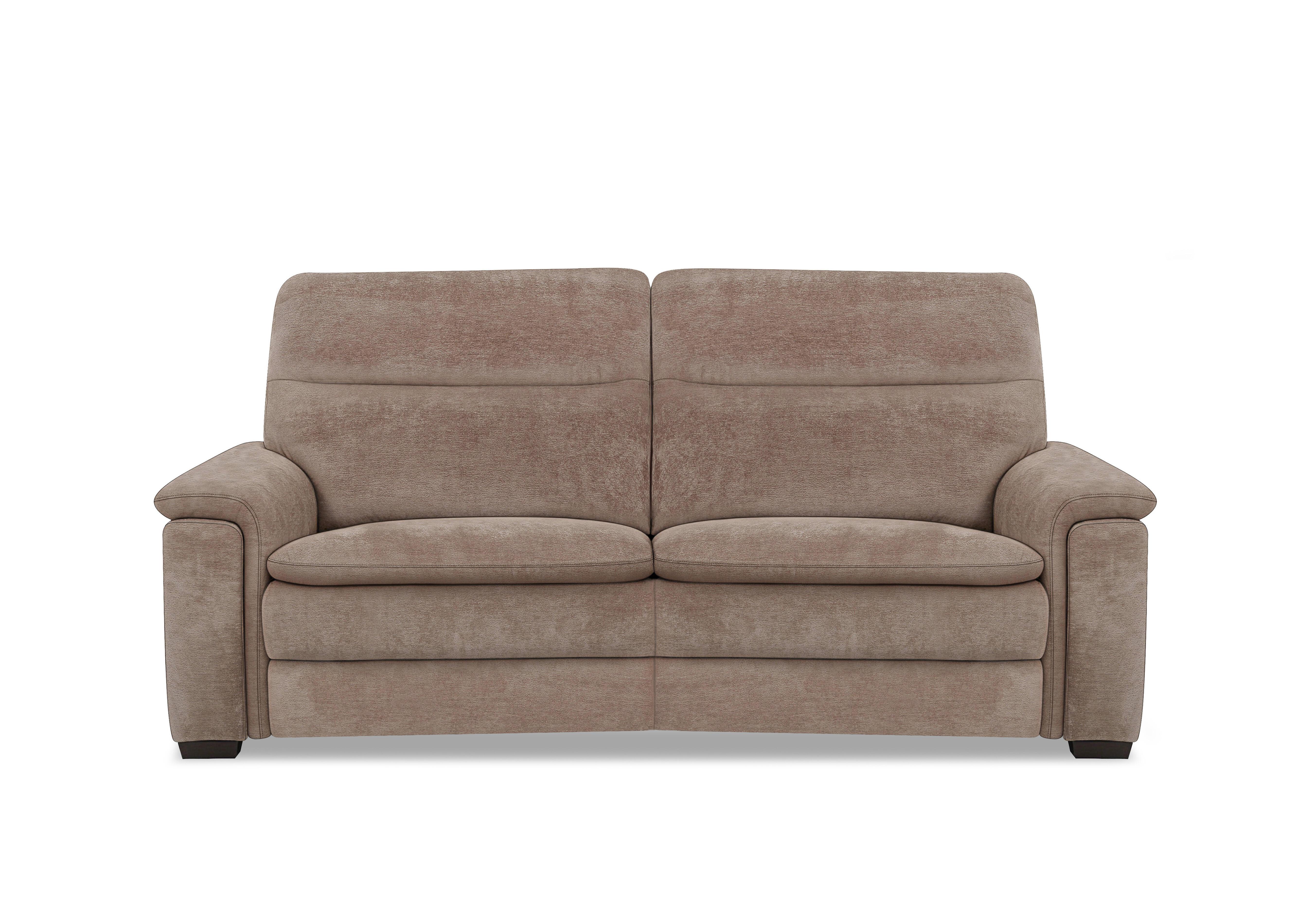 Recharge 3 Seater Fabric Sofa in Fab-Dab-R08 Brown on Furniture Village