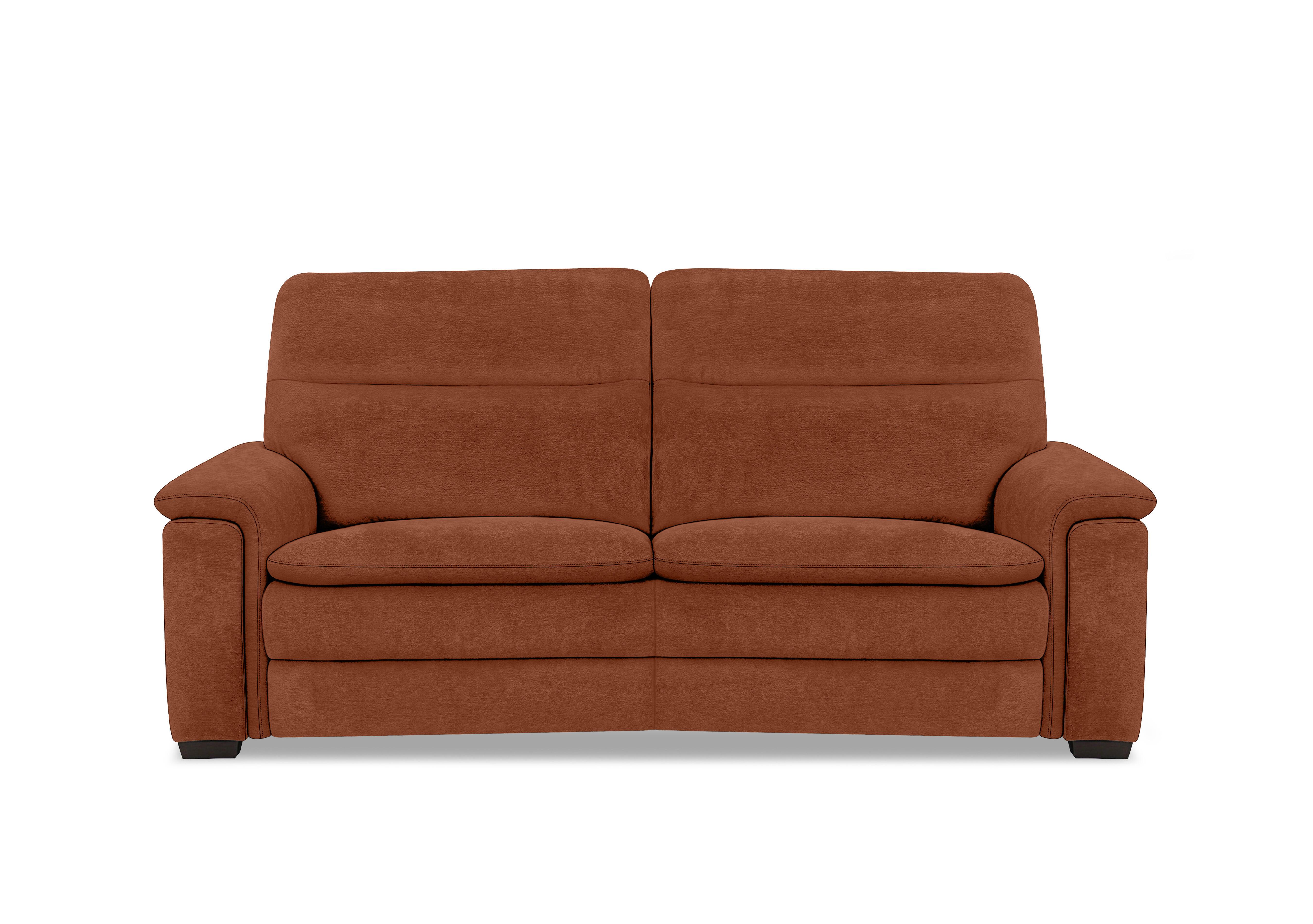 Recharge 3 Seater Fabric Sofa in Fab-Dab-R13 Rust on Furniture Village