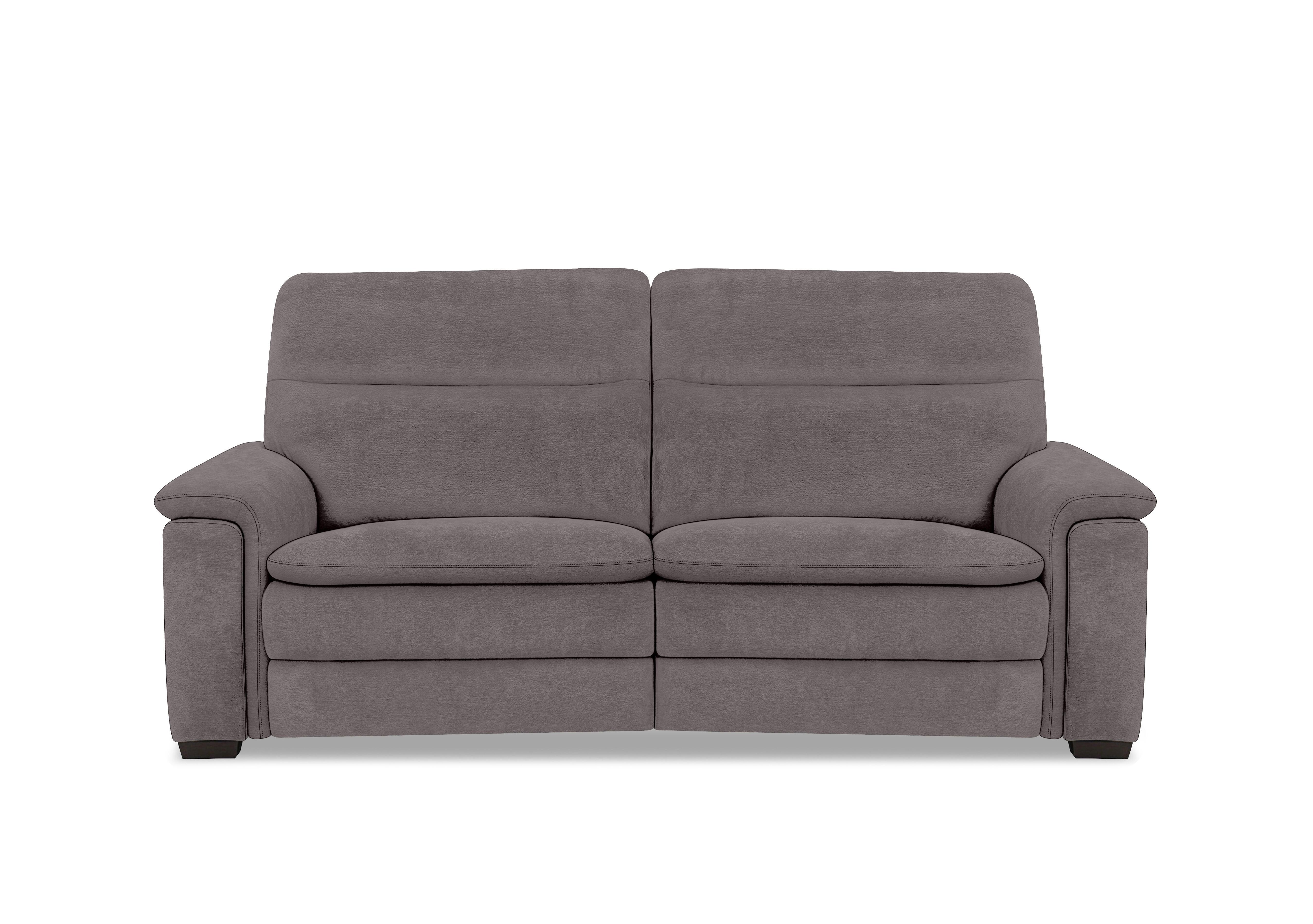 Recharge 3 Seater Fabric Power Recliner Sofa with Power Headrests in Fab-Dab-R02 Steel Grey on Furniture Village