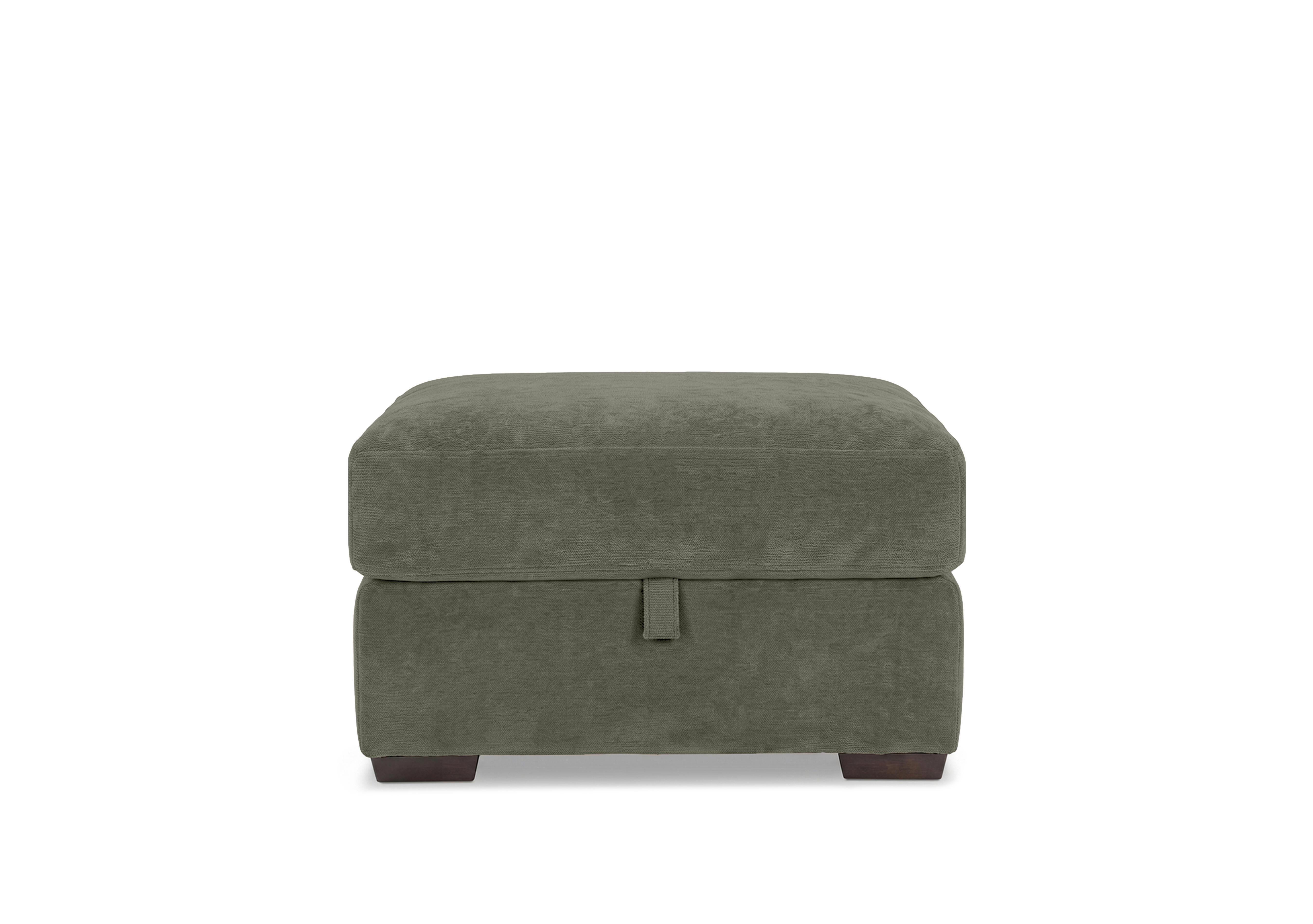 Recharge Fabric Storage Footstool in Fab-Dab-R16 Forest Green on Furniture Village