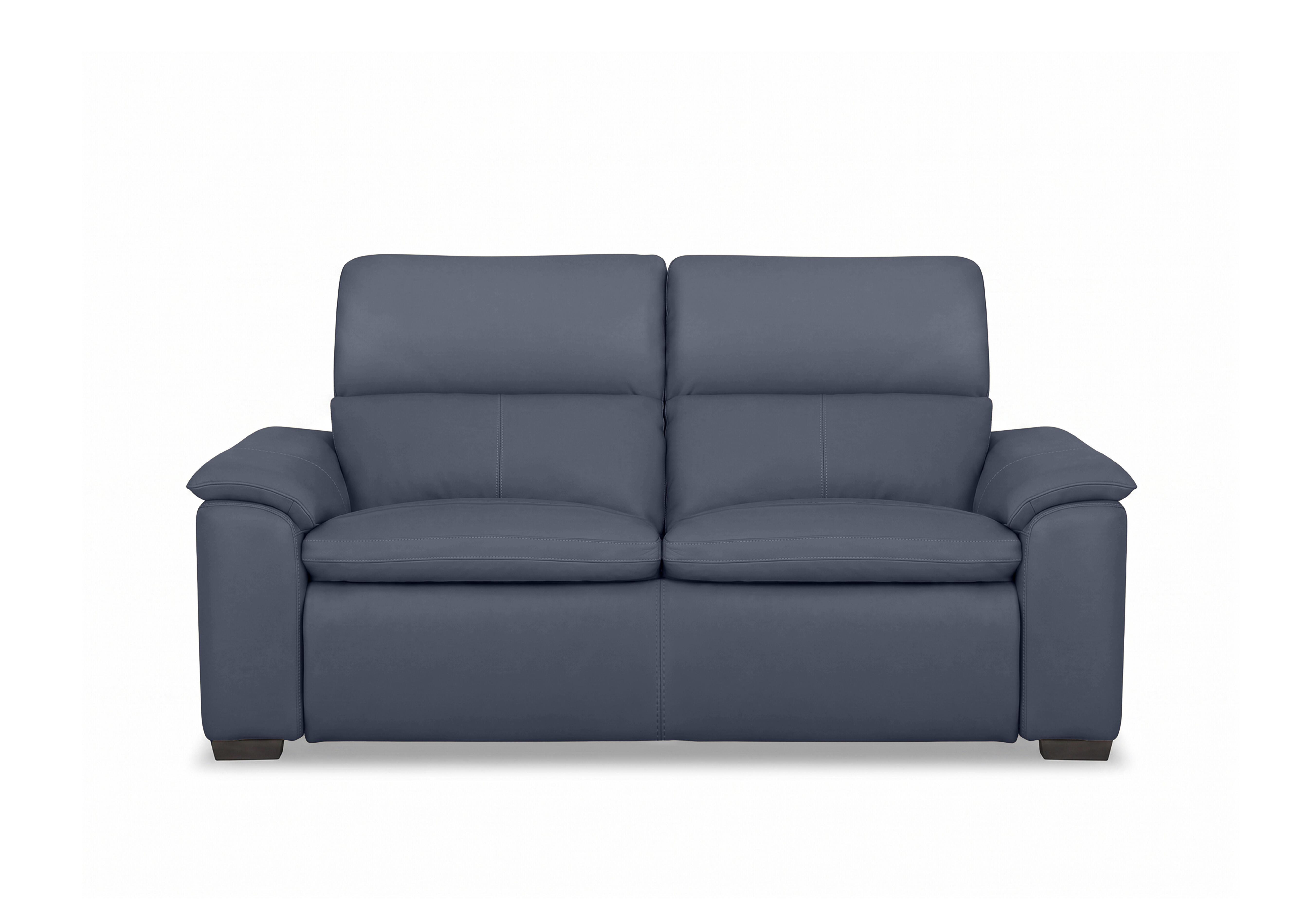 Relax 2 Seater Leather Sofa in Nw-681e Ocean on Furniture Village
