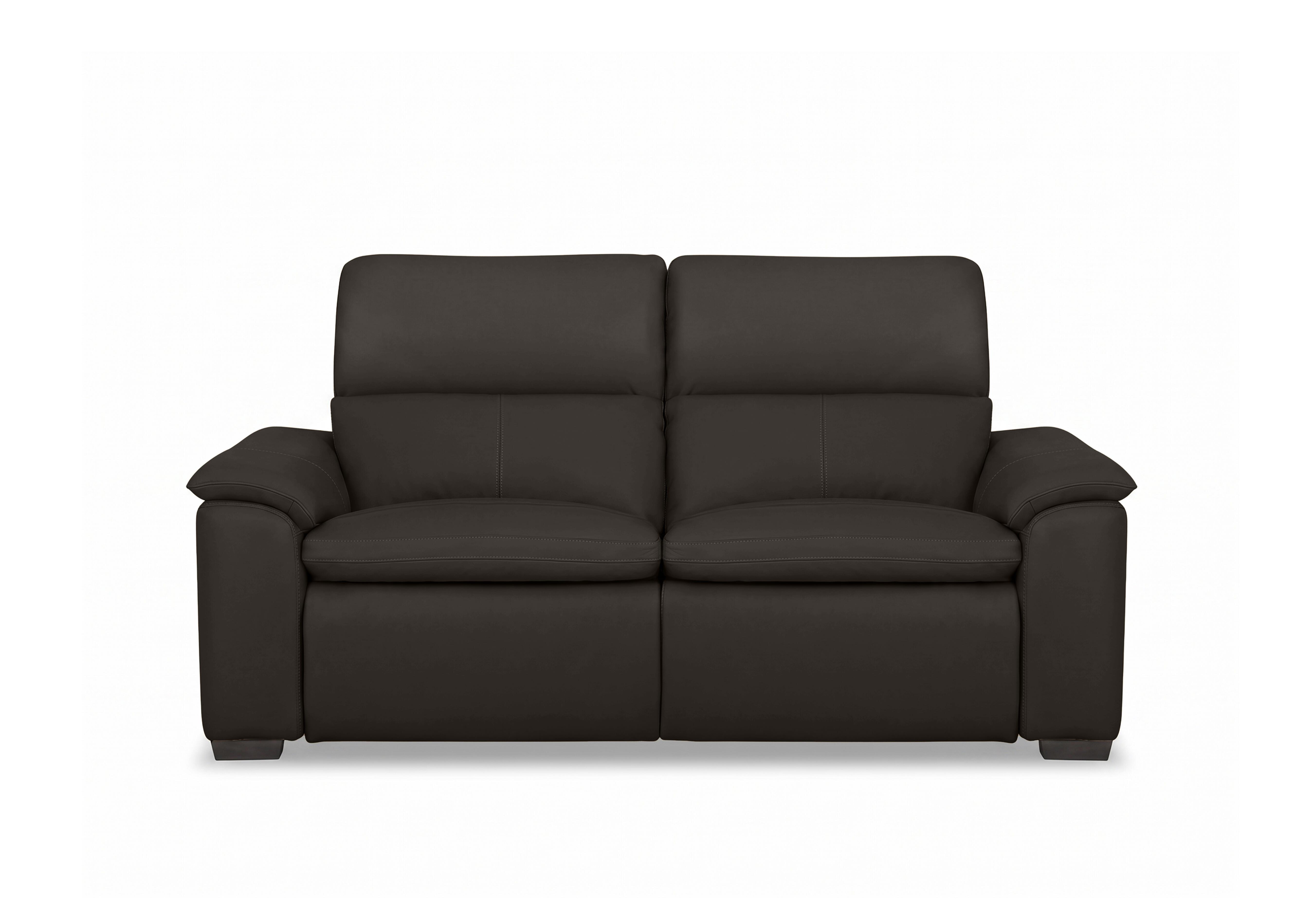 Relax 2 Seater Leather Power Recliner Sofa with Power Headrests in Nw-1748 Dark Chocolate on Furniture Village