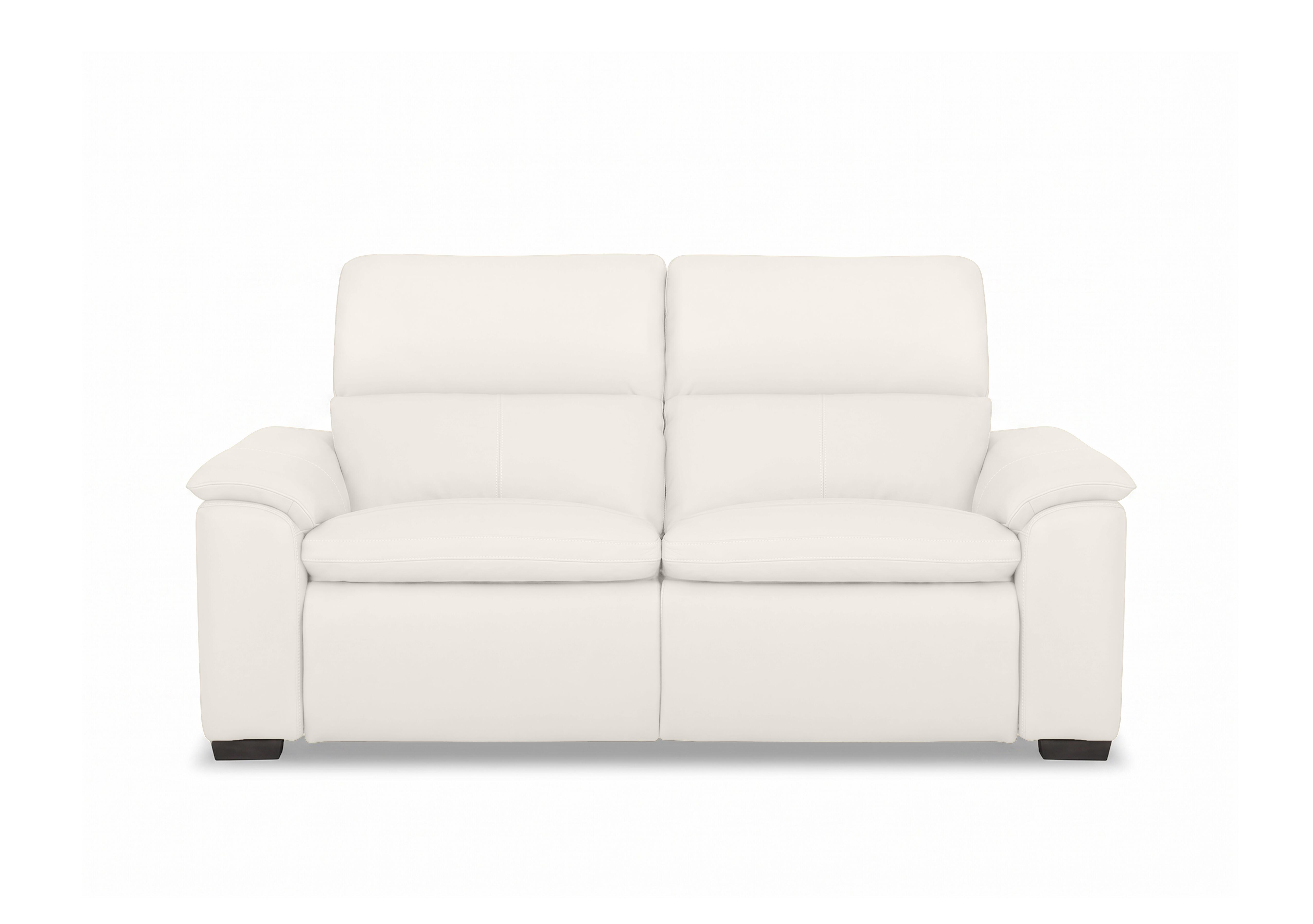 Relax 2 Seater Leather Power Recliner Sofa with Power Headrests in Nw-420e Star White on Furniture Village