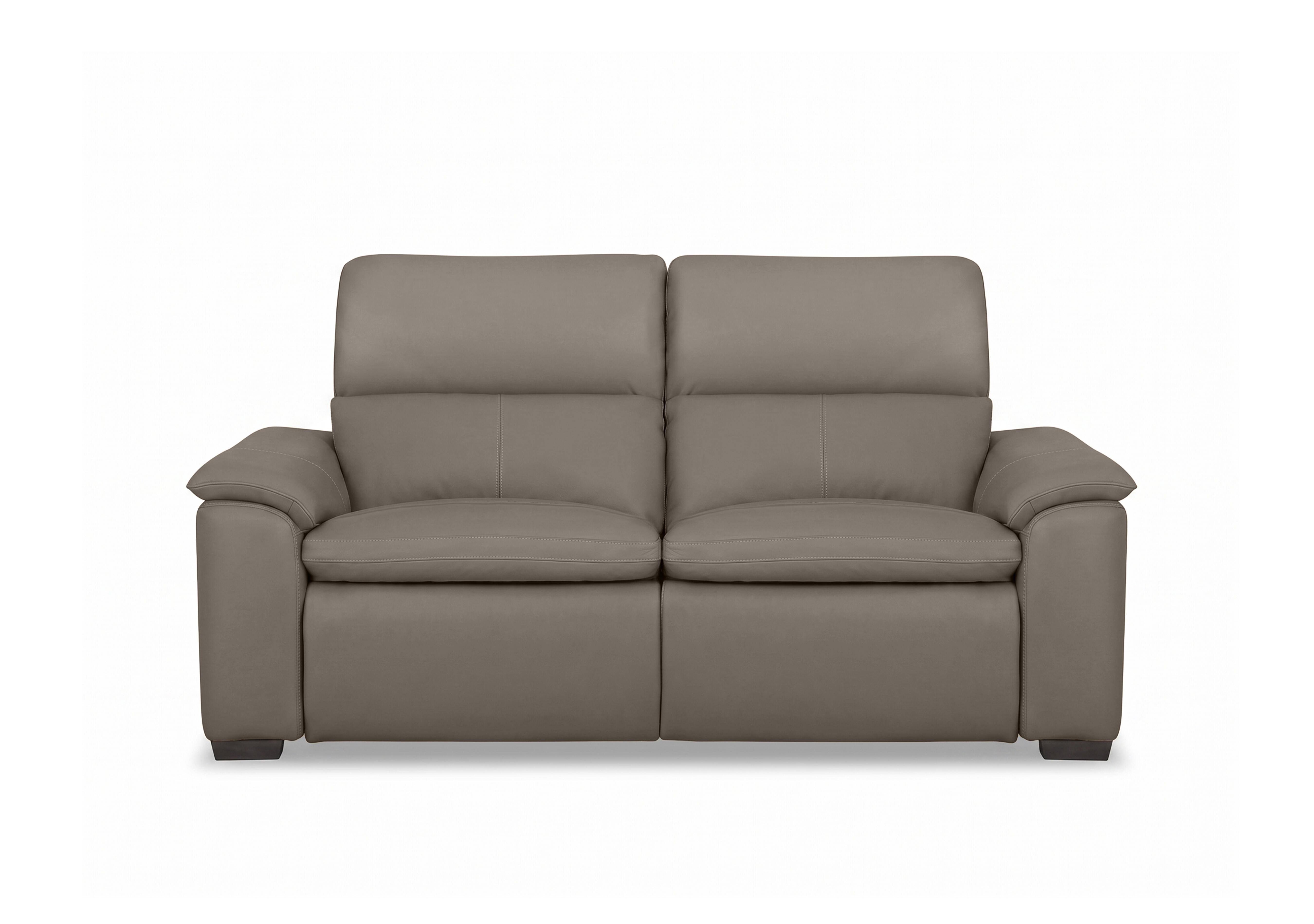 Relax 2 Seater Leather Power Recliner Sofa with Power Headrests in Nw-513e Pine Bark on Furniture Village
