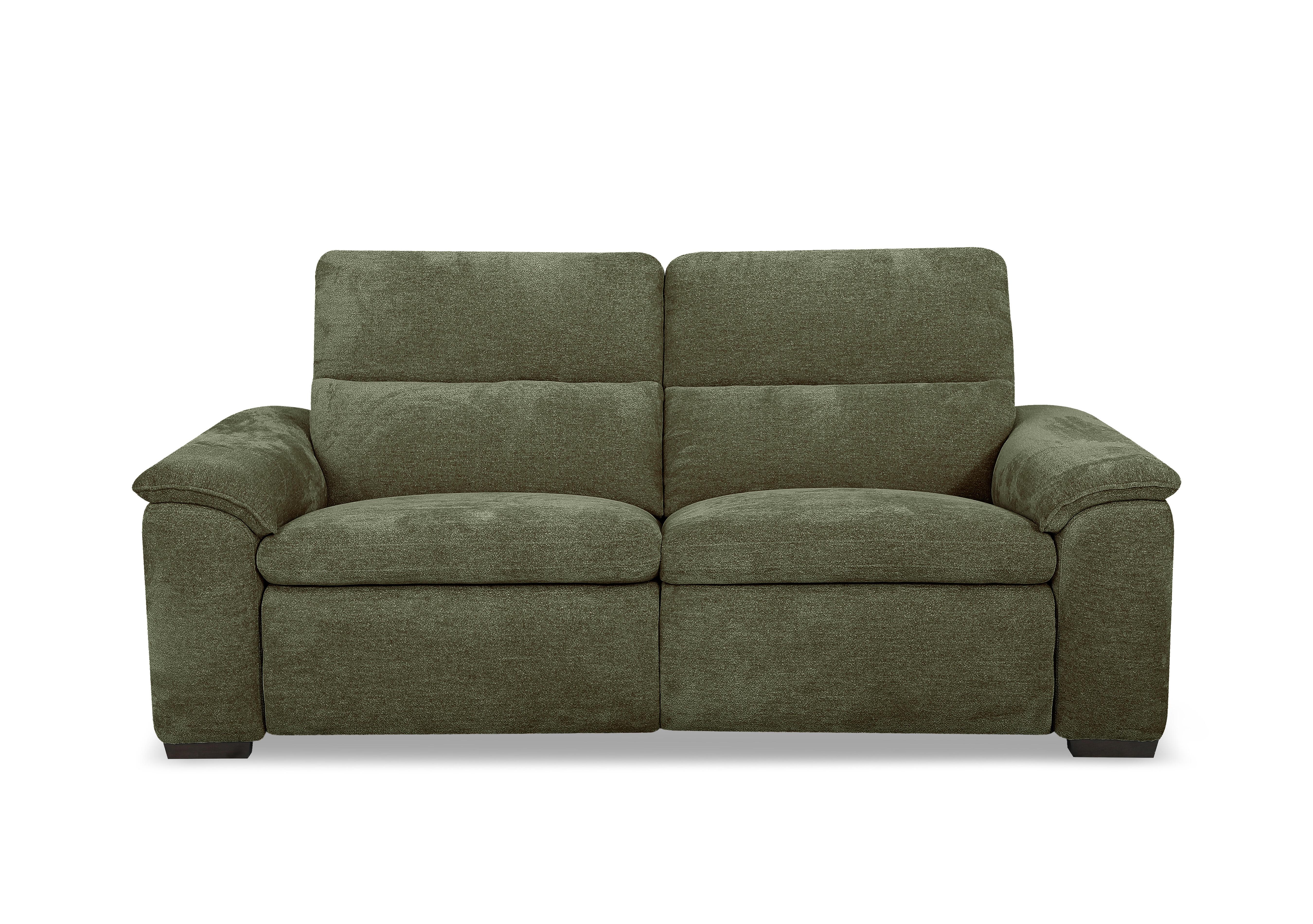 Relax 3 Seater Fabric Sofa in Fab-Mat-R13 Olive Green on Furniture Village