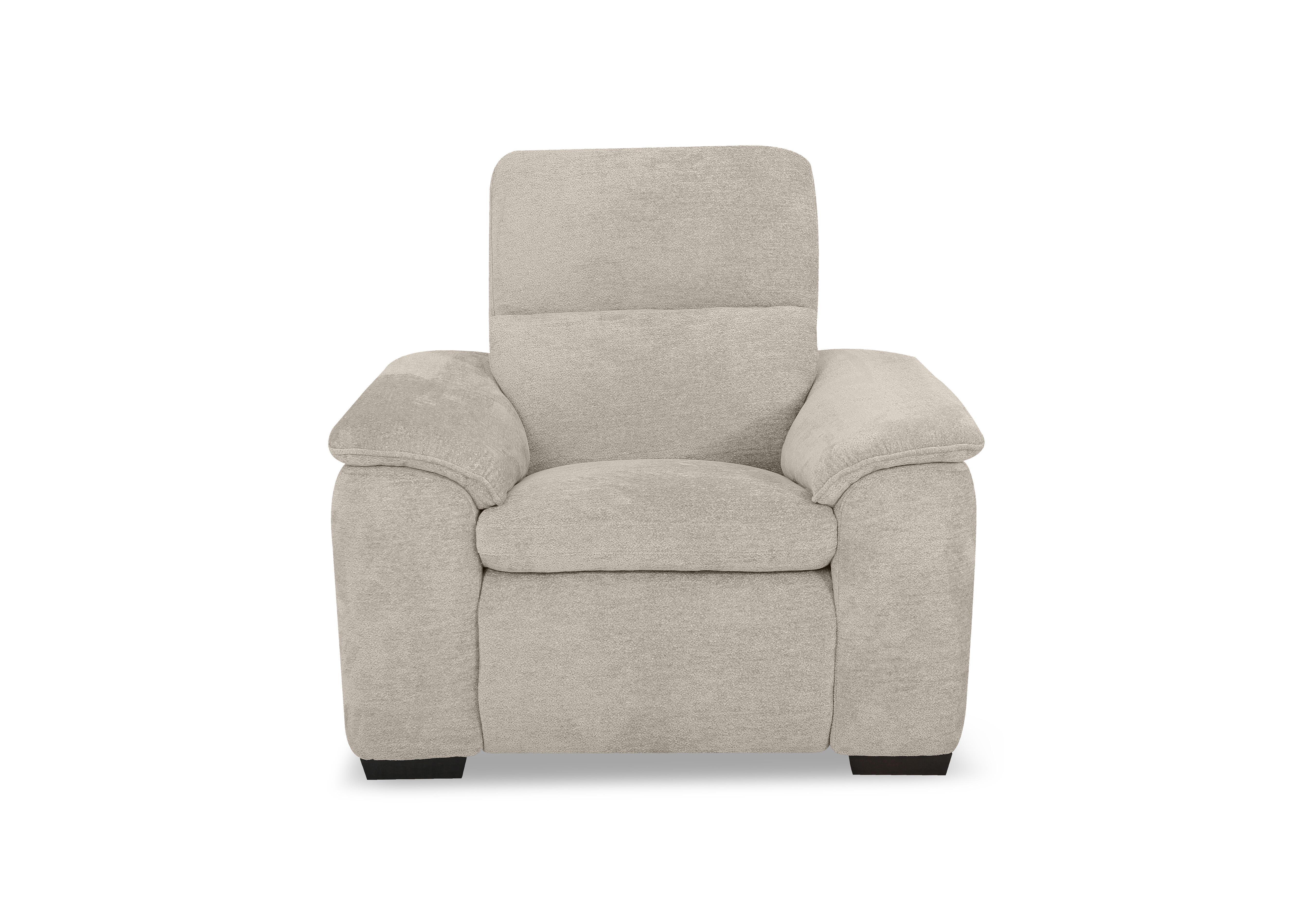 Relax Fabric Armchair in Fab-Mat-R01 Light Grey on Furniture Village