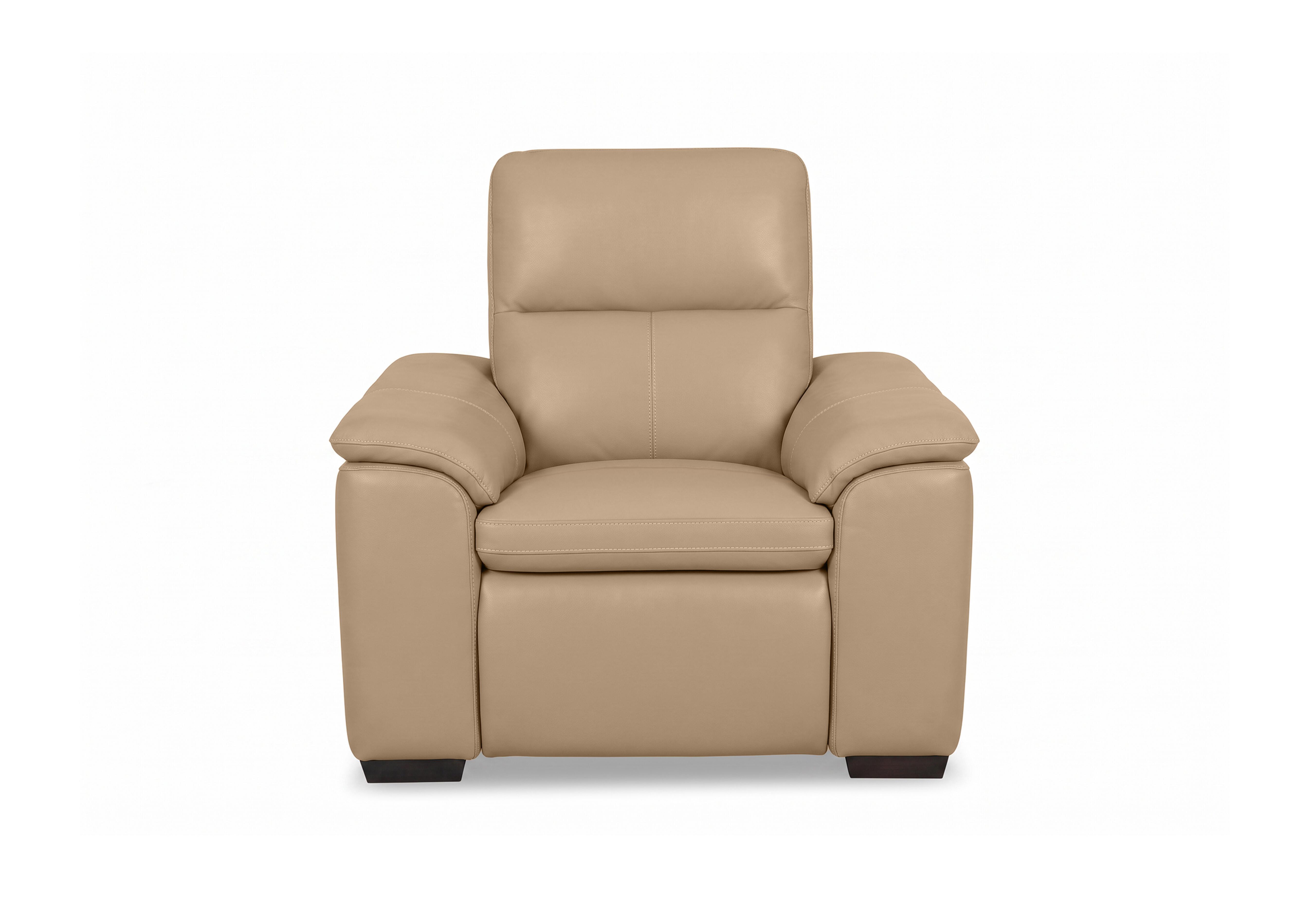 Relax Leather Armchair in Nw-8475 Nude on Furniture Village