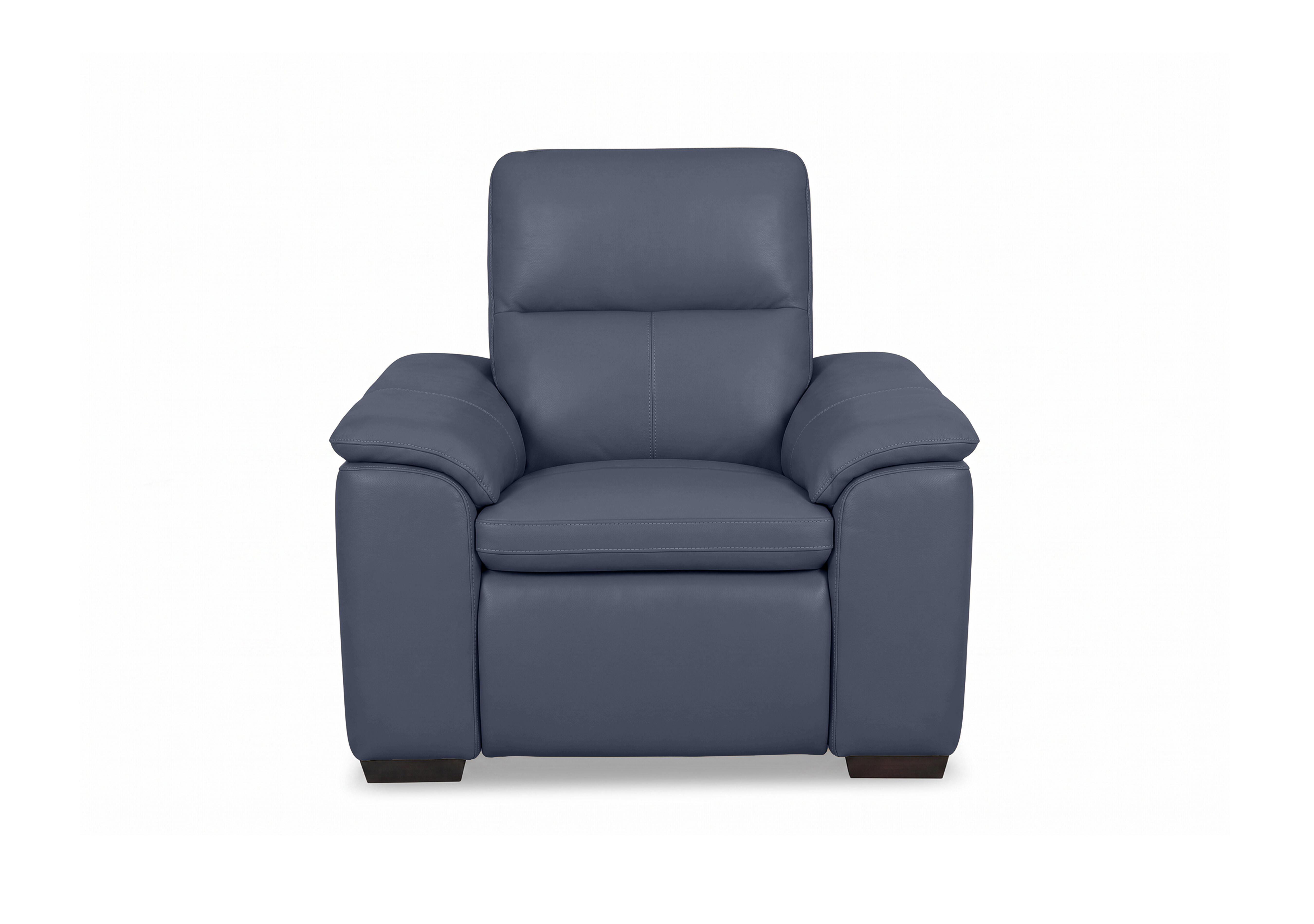 Relax Leather Power Recliner Armchair with Power Headrest in Nw-681e Ocean on Furniture Village