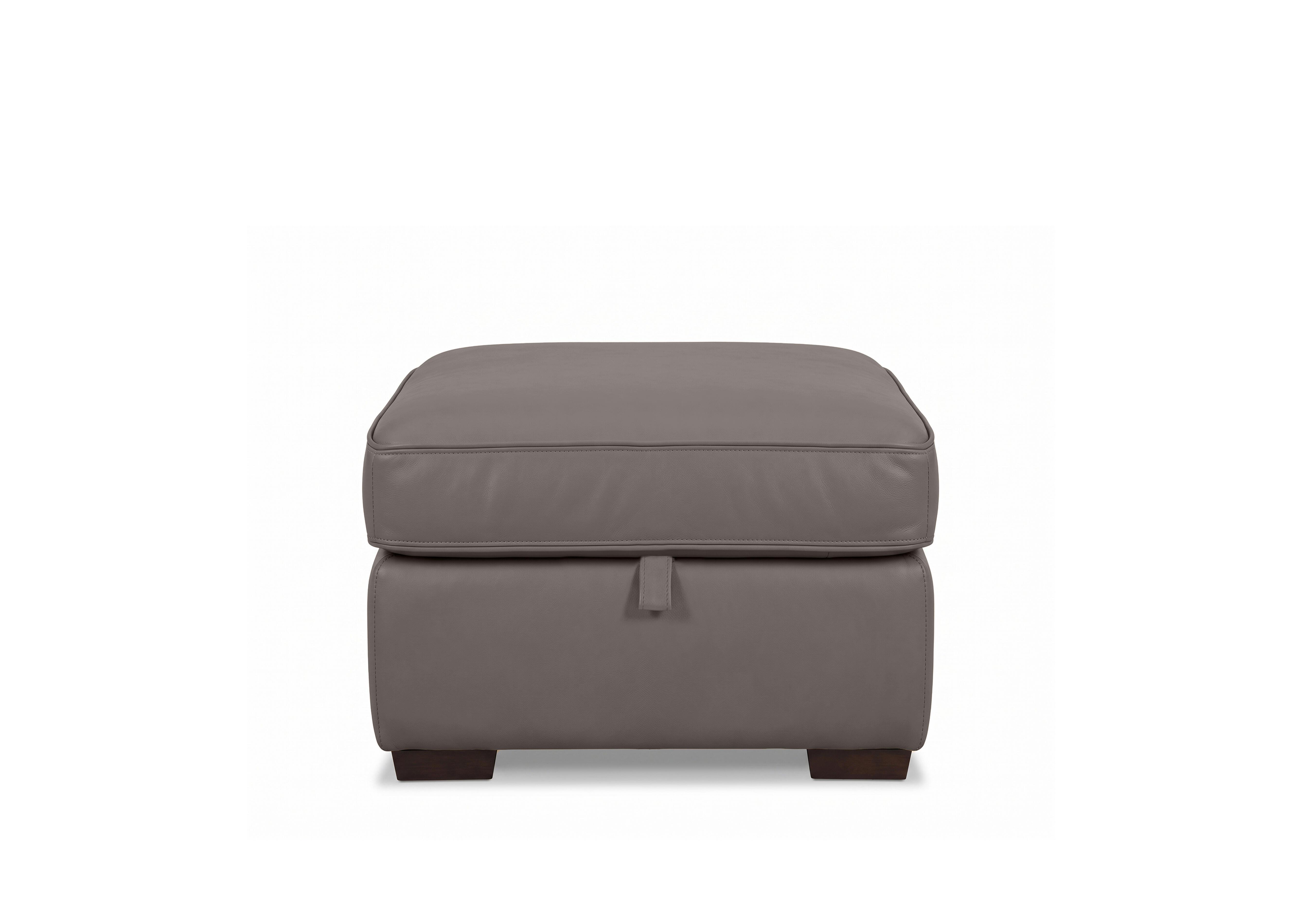 Relax Leather Storage Footstool in Nw-042e Elephant on Furniture Village