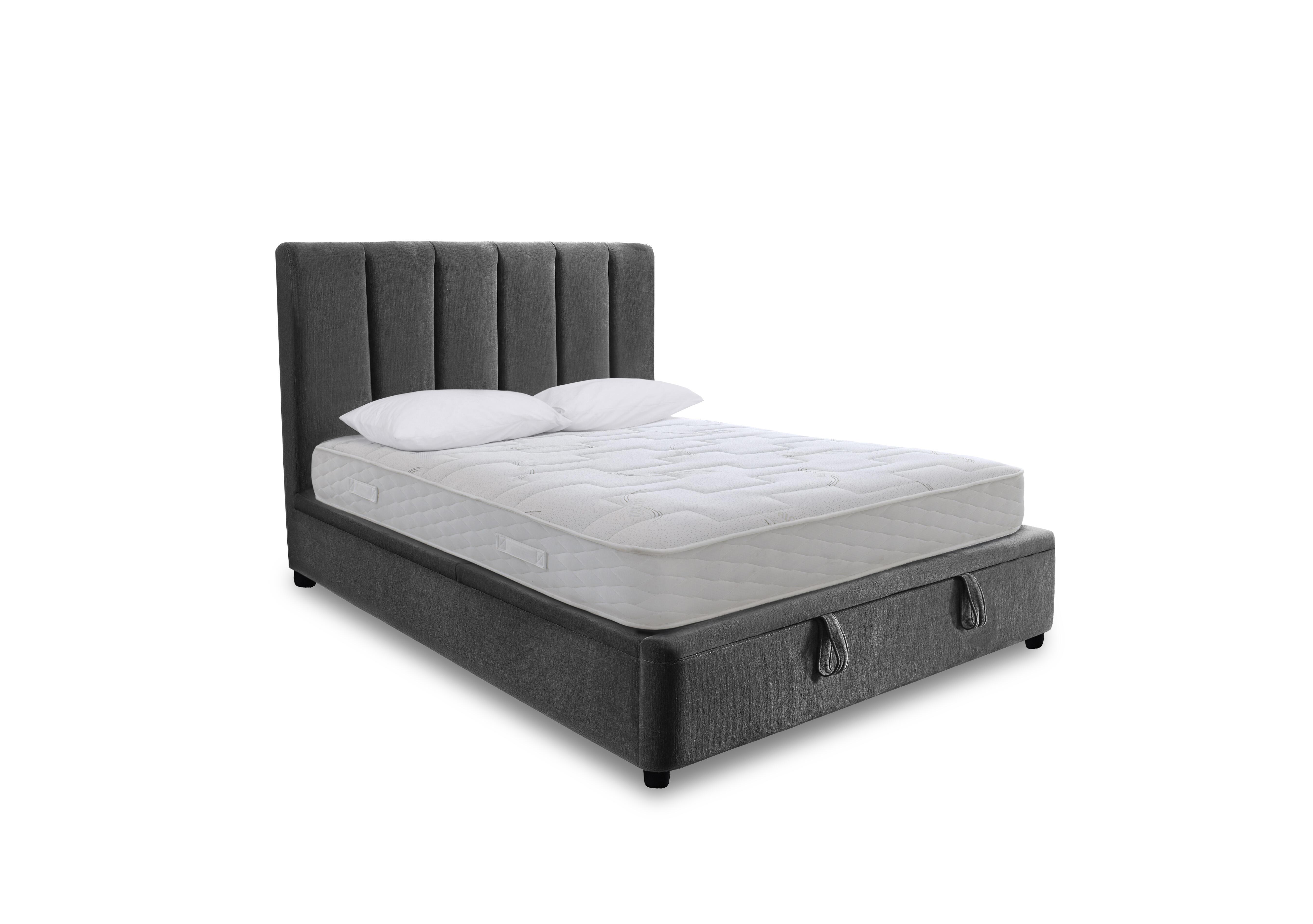 Duo Santos End Lift Ottoman Bed Frame in Granite A3605-25a on Furniture Village