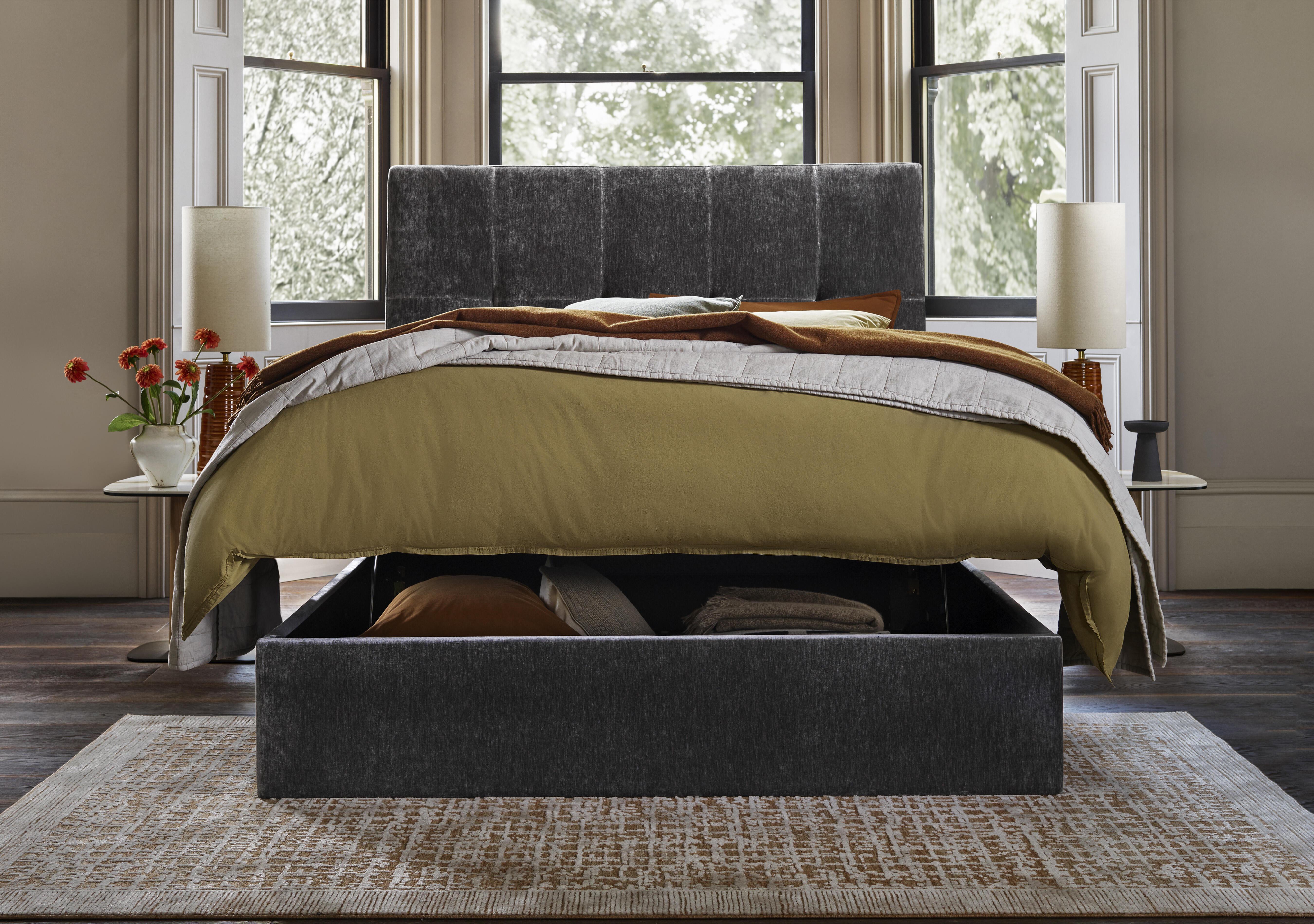Duo Ortega End Lift Ottoman Bed Frame in  on Furniture Village
