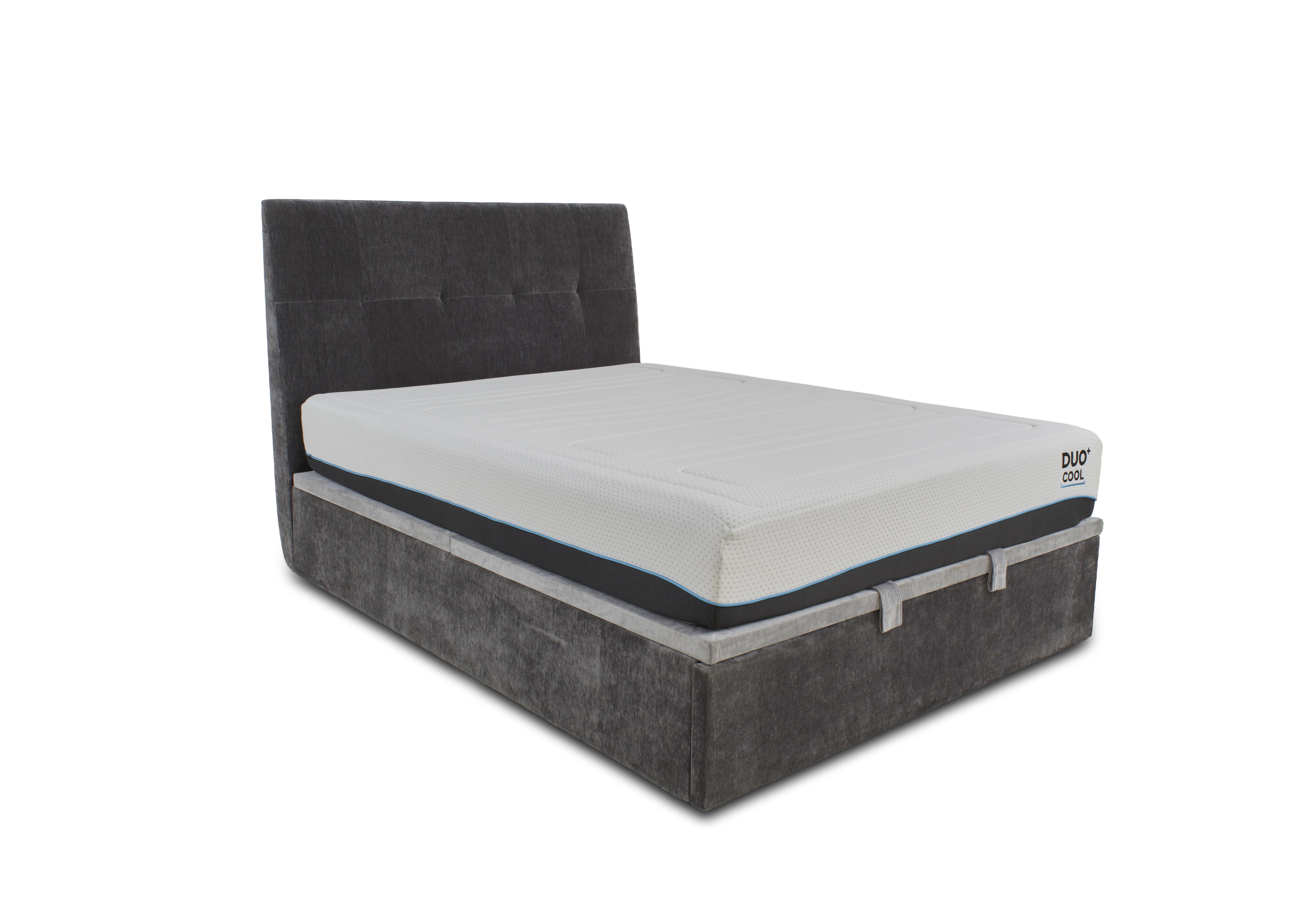 Duo Ortega End Lift Ottoman Bed Frame in Cloudy Anthracite on Furniture Village
