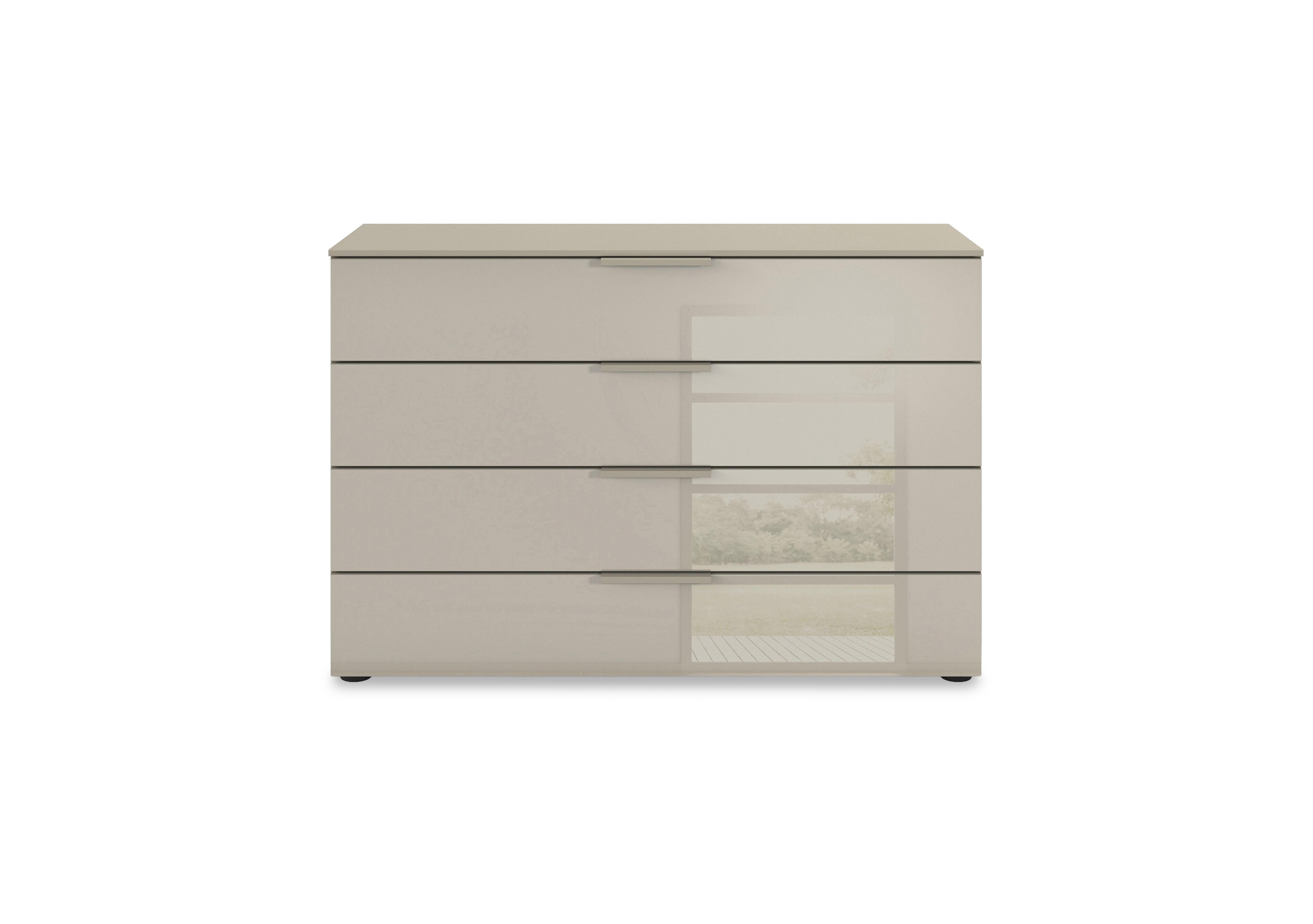 Estella 120cm 4 Drawer Chest in Afg4k Fango / Fango Glass on Furniture Village
