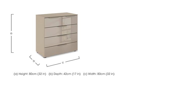 Estella 2+3 Drawer Chest in  on Furniture Village