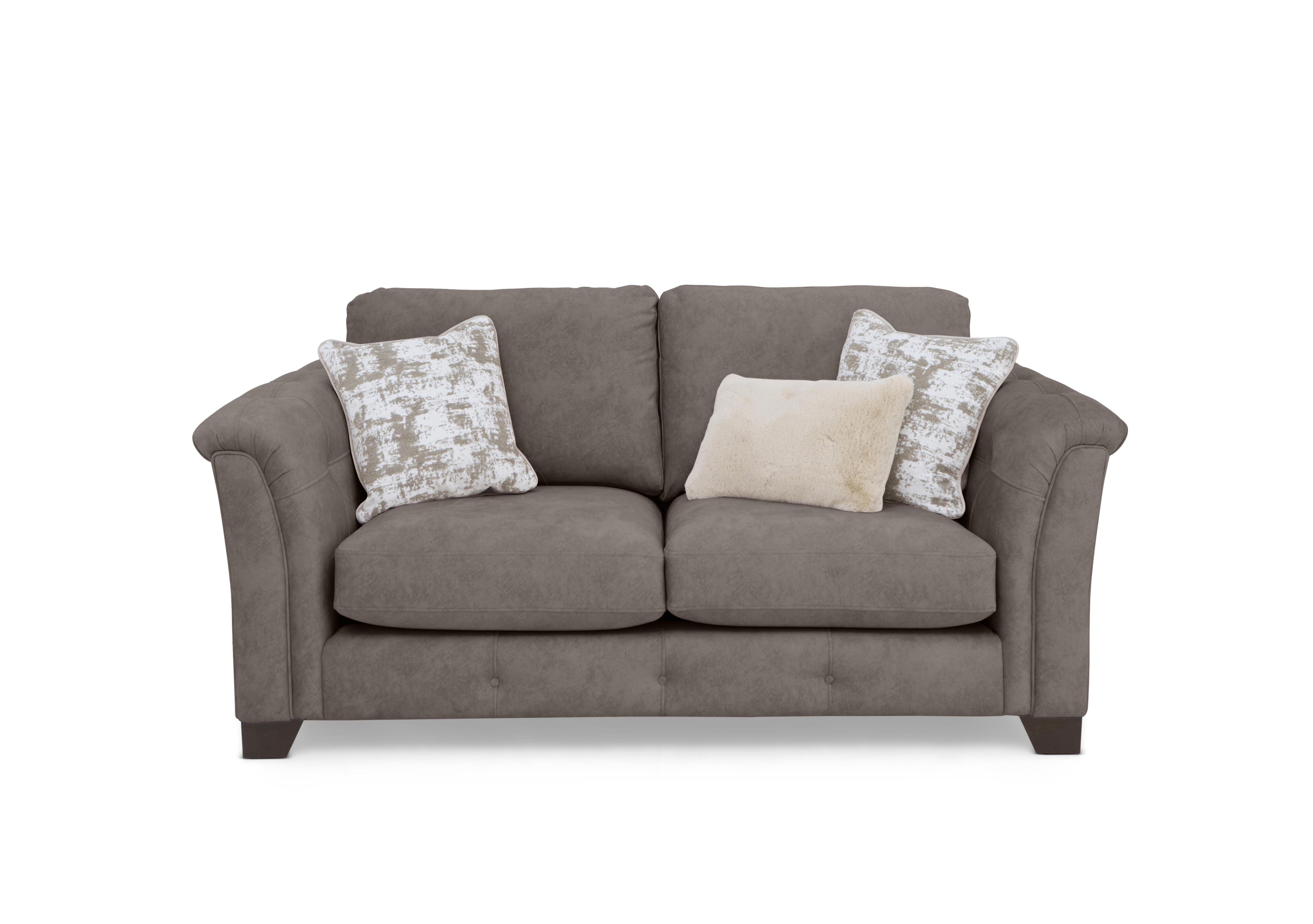 Aura 2 Seater Fabric Classic Back Sofa Bed in Kenzo Chocolate Dw Ft on Furniture Village