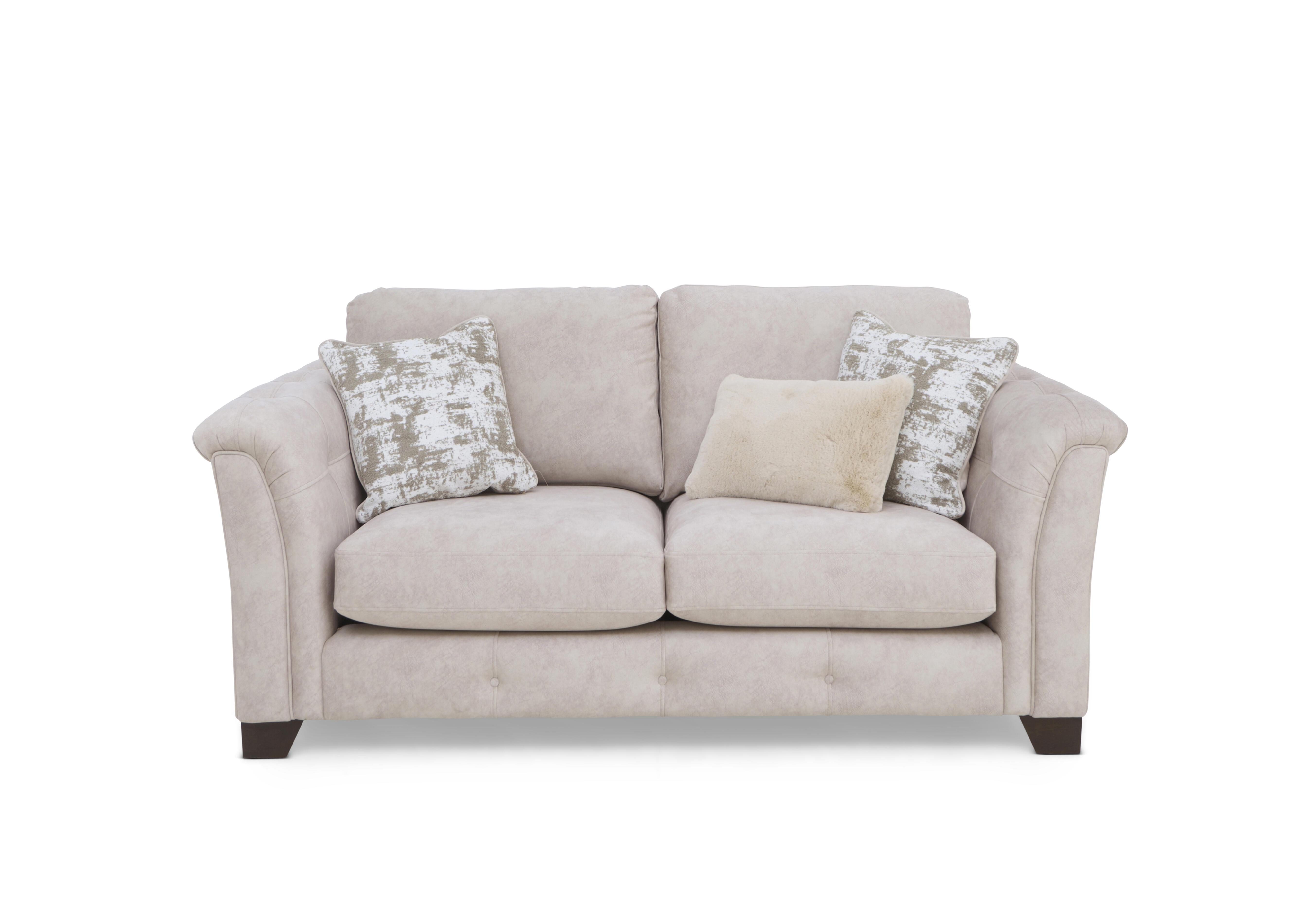 Aura 2 Seater Fabric Classic Back Sofa Bed in Kenzo Cream Dw Ft on Furniture Village