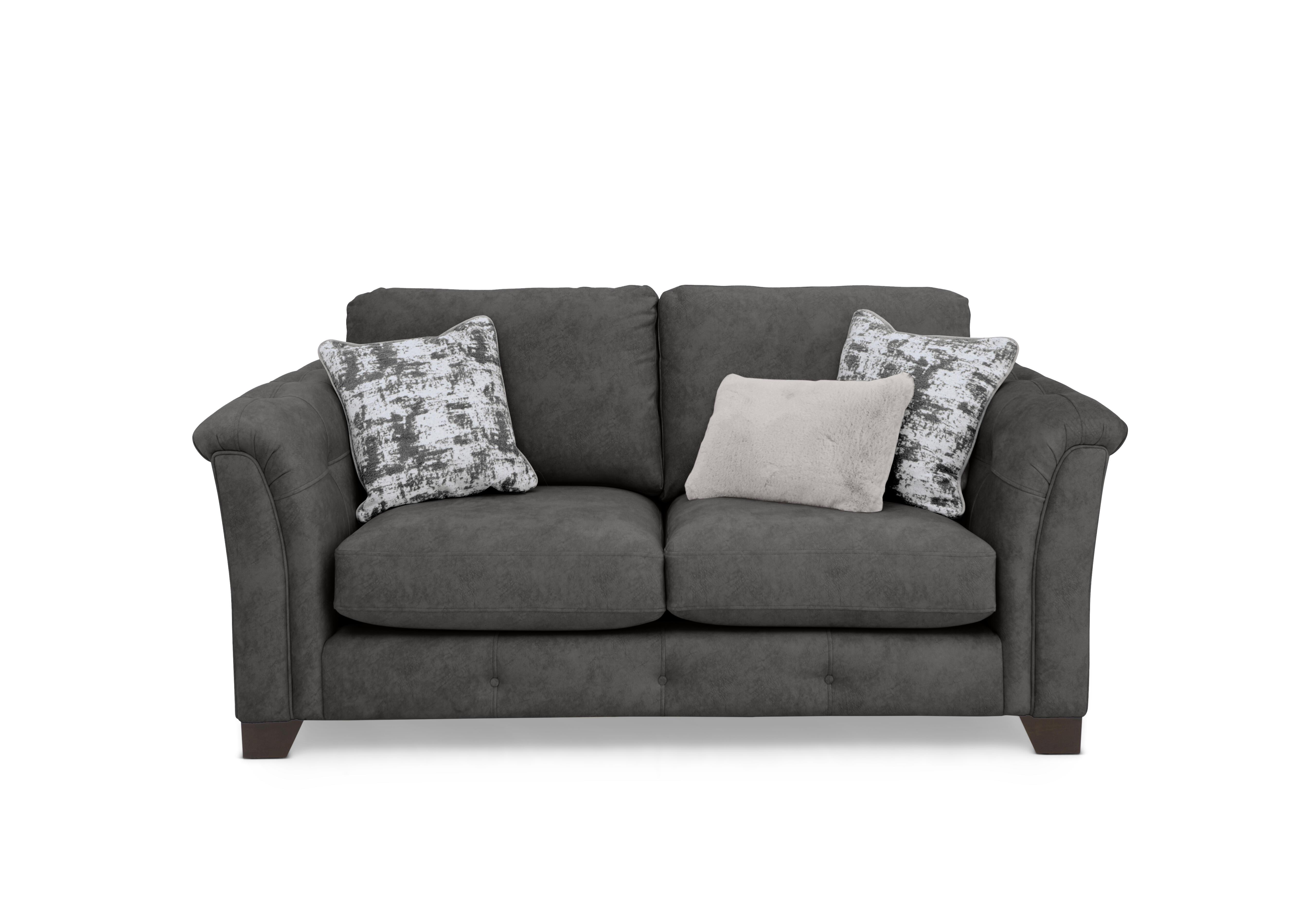 Aura 2 Seater Fabric Classic Back Sofa Bed in Kenzo Mink Dw Ft on Furniture Village