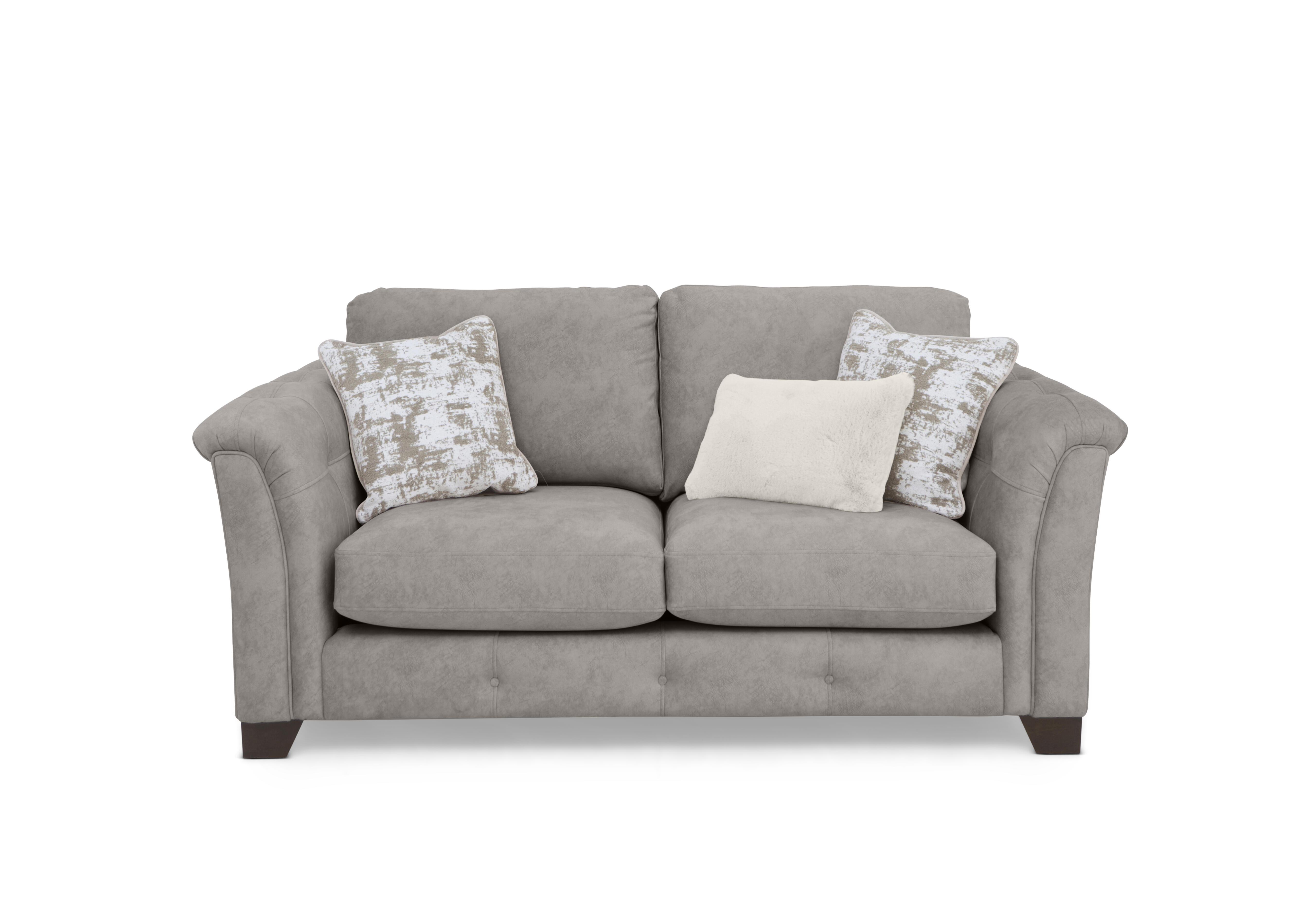 Aura 2 Seater Fabric Classic Back Sofa Bed in Kenzo Oatmeal Dw Ft on Furniture Village