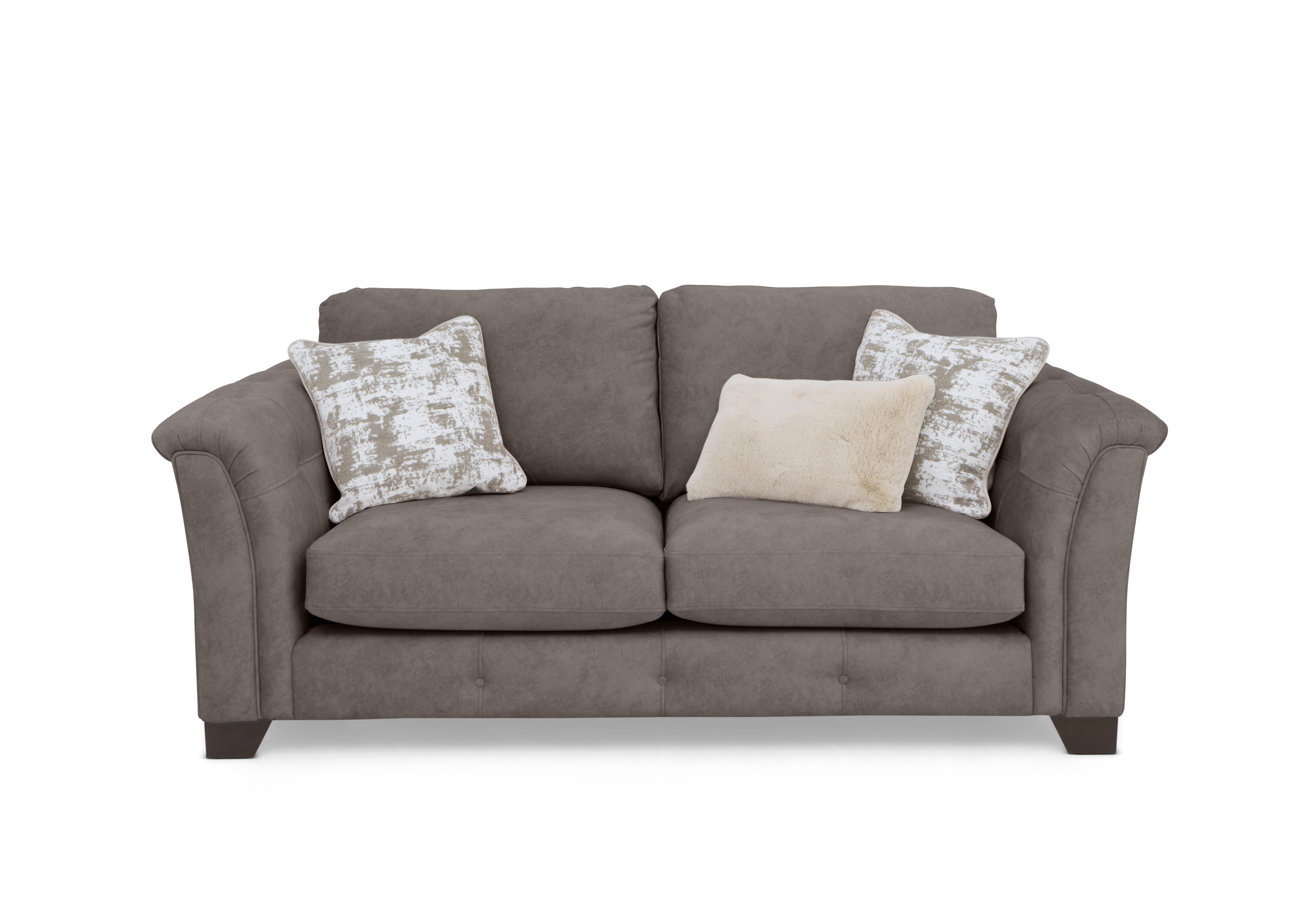 Aura 3 Seater Fabric Classic Back Sofa Bed in Kenzo Chocolate Dw Ft on Furniture Village