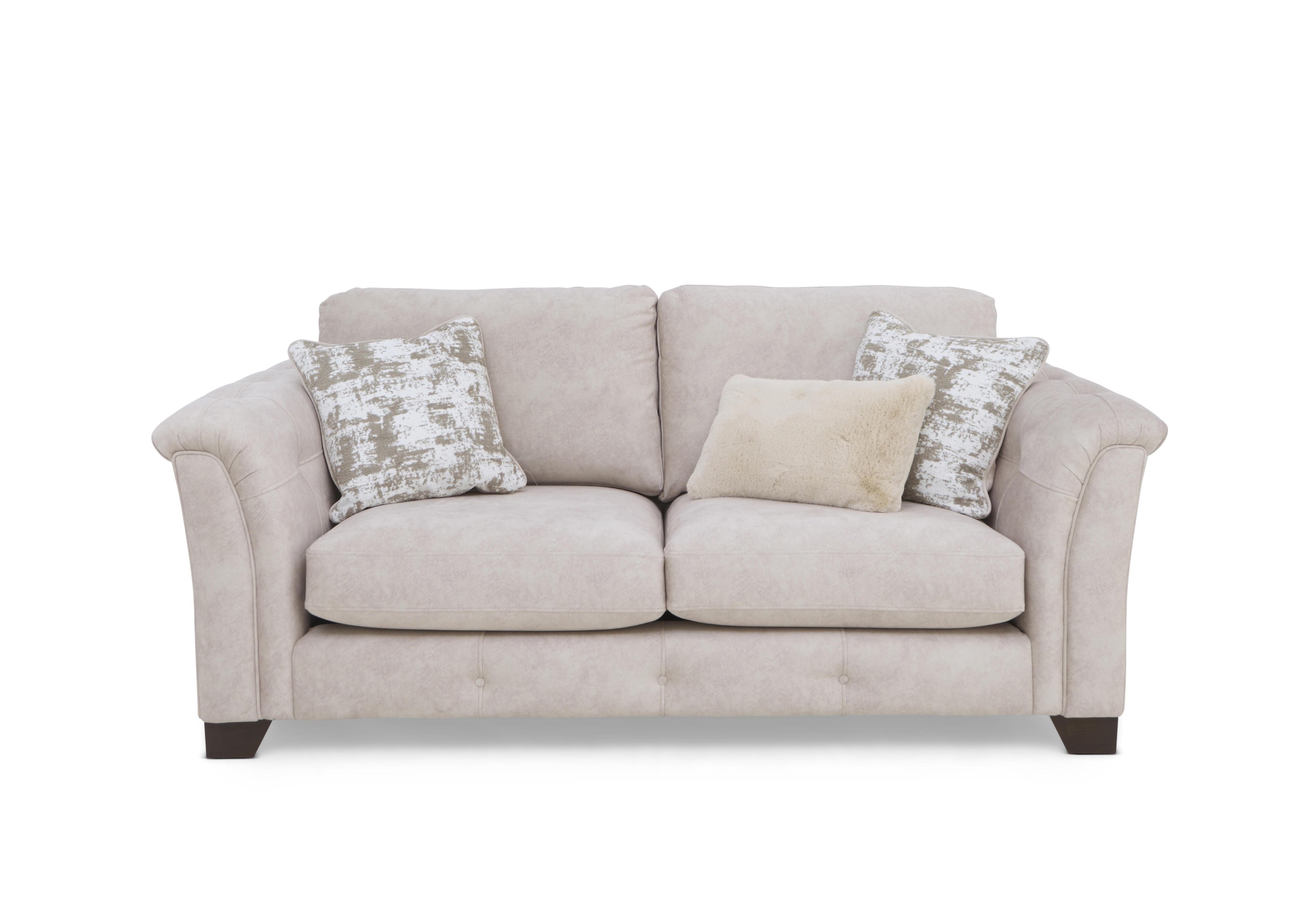 Aura 3 Seater Fabric Classic Back Sofa Bed in Kenzo Cream Dw Ft on Furniture Village