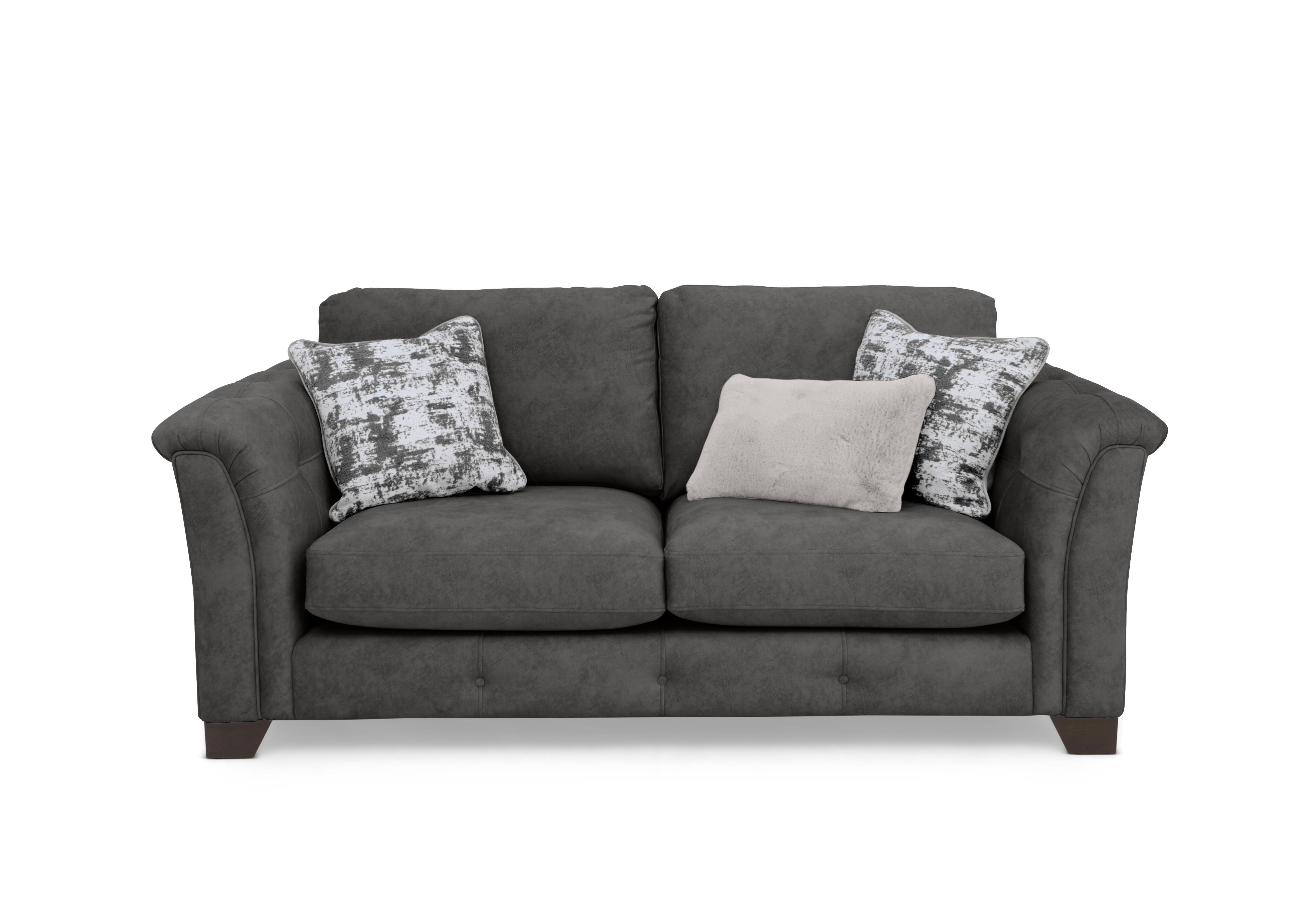 Aura 3 Seater Fabric Classic Back Sofa Bed in Kenzo Mink Dw Ft on Furniture Village