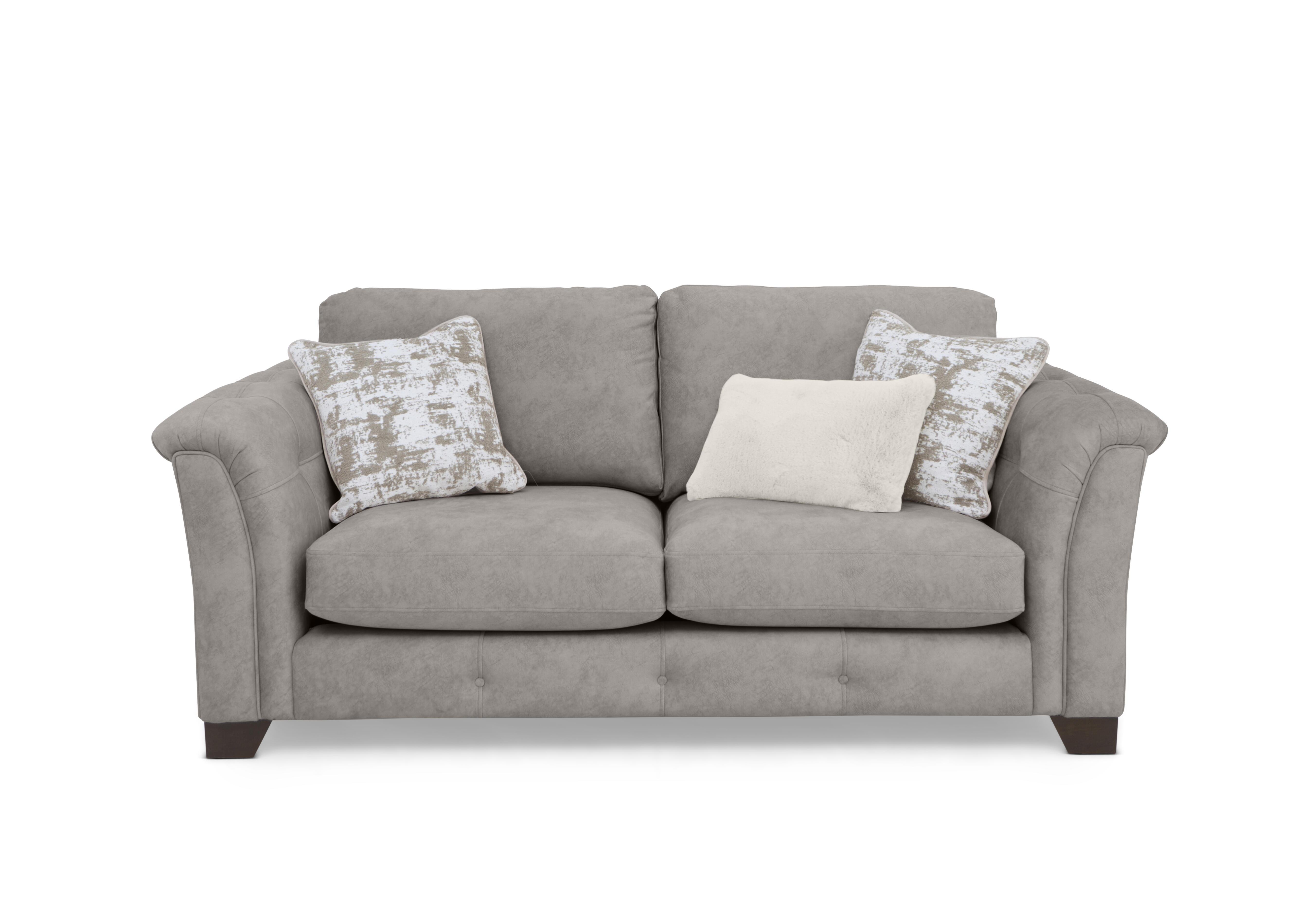 Aura 3 Seater Fabric Classic Back Sofa Bed in Kenzo Oatmeal Dw Ft on Furniture Village